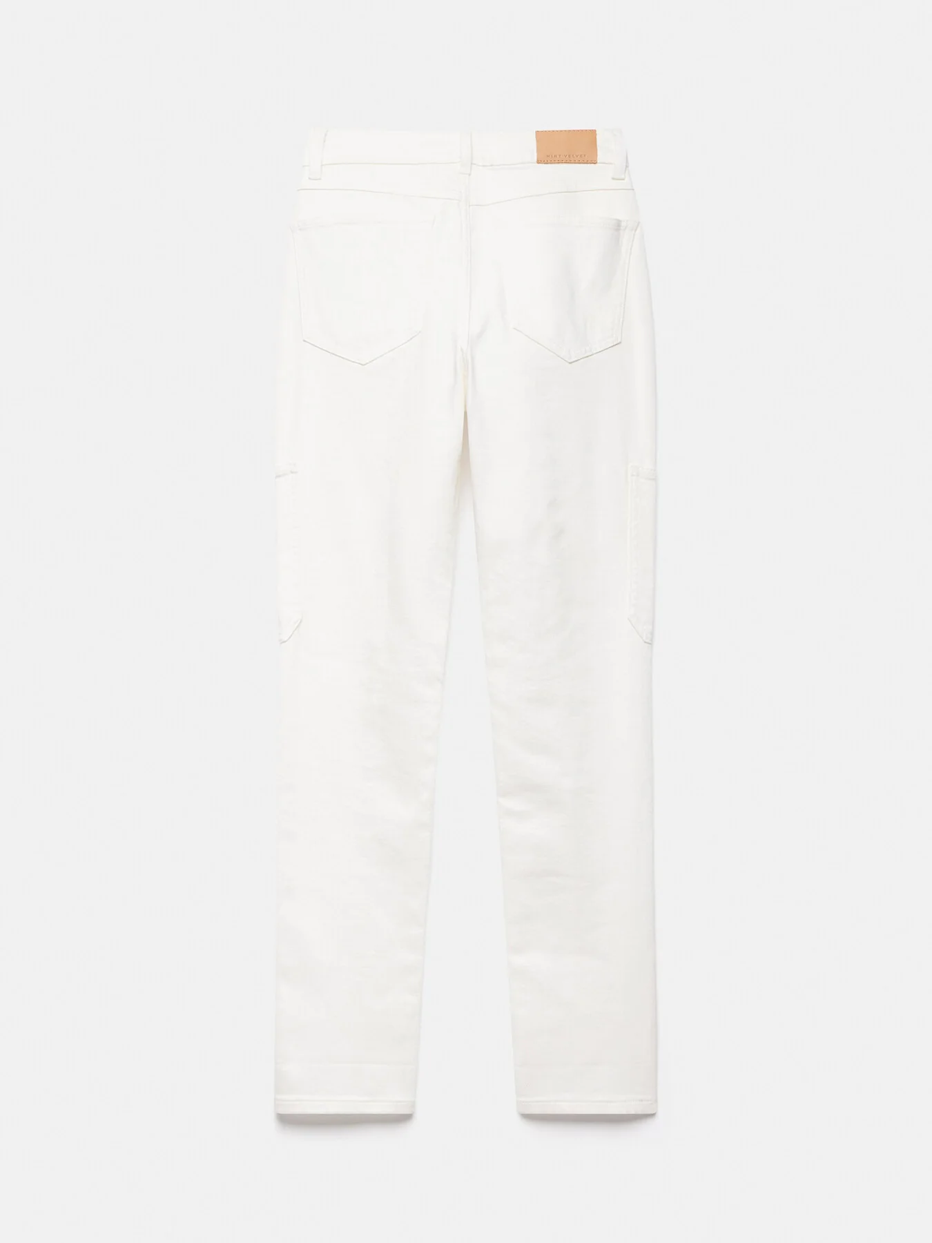 White Carpenter Slim Jeans - Image 2