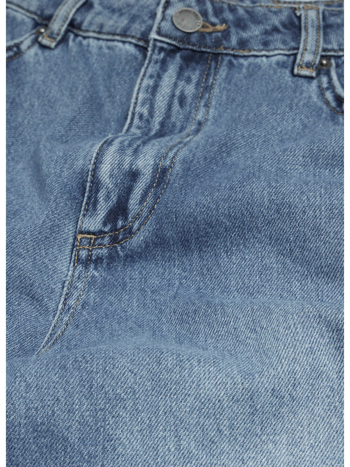 Mid Indigo Soft Wide Jeans - Image 7