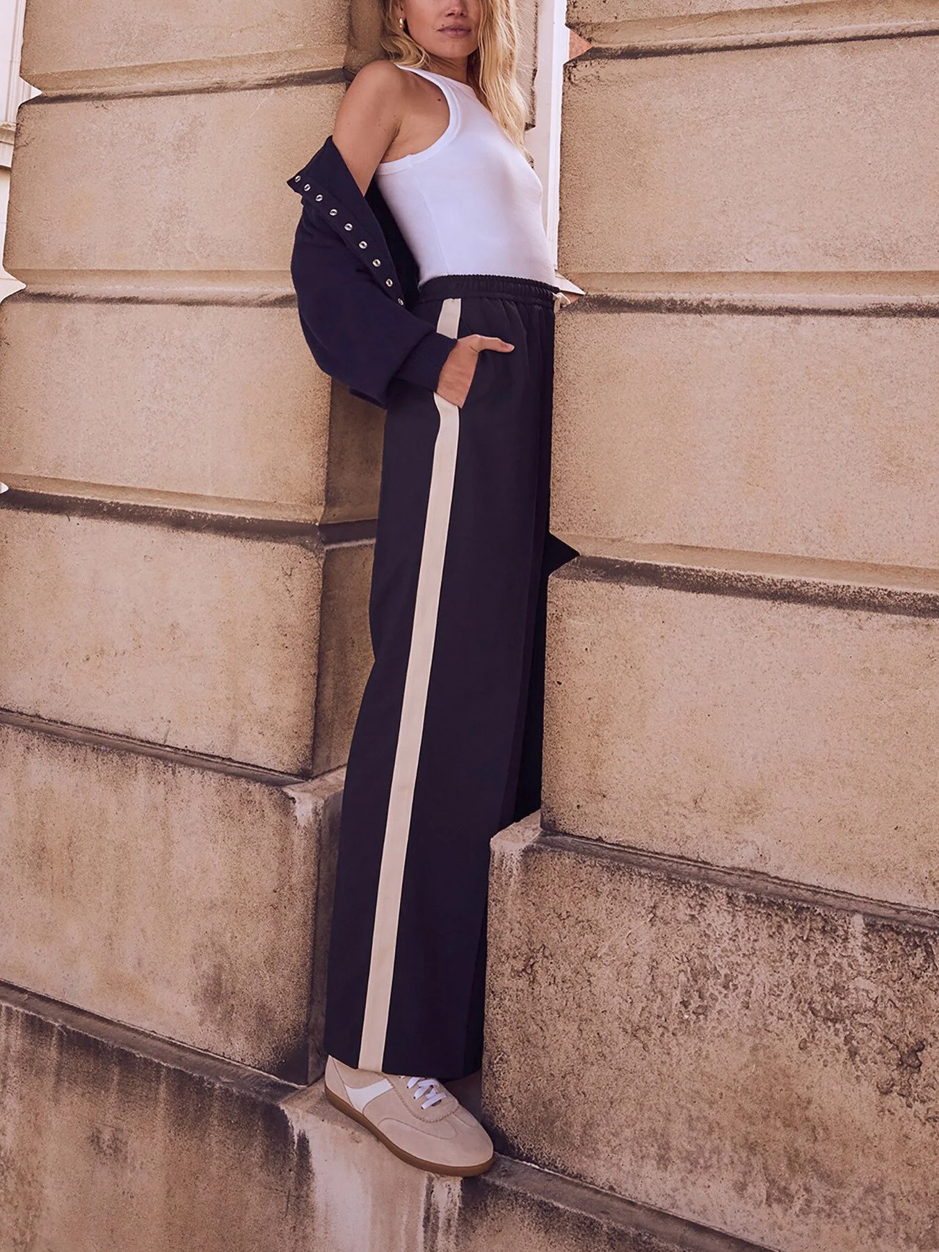 Side Stripe Trousers - Image 2