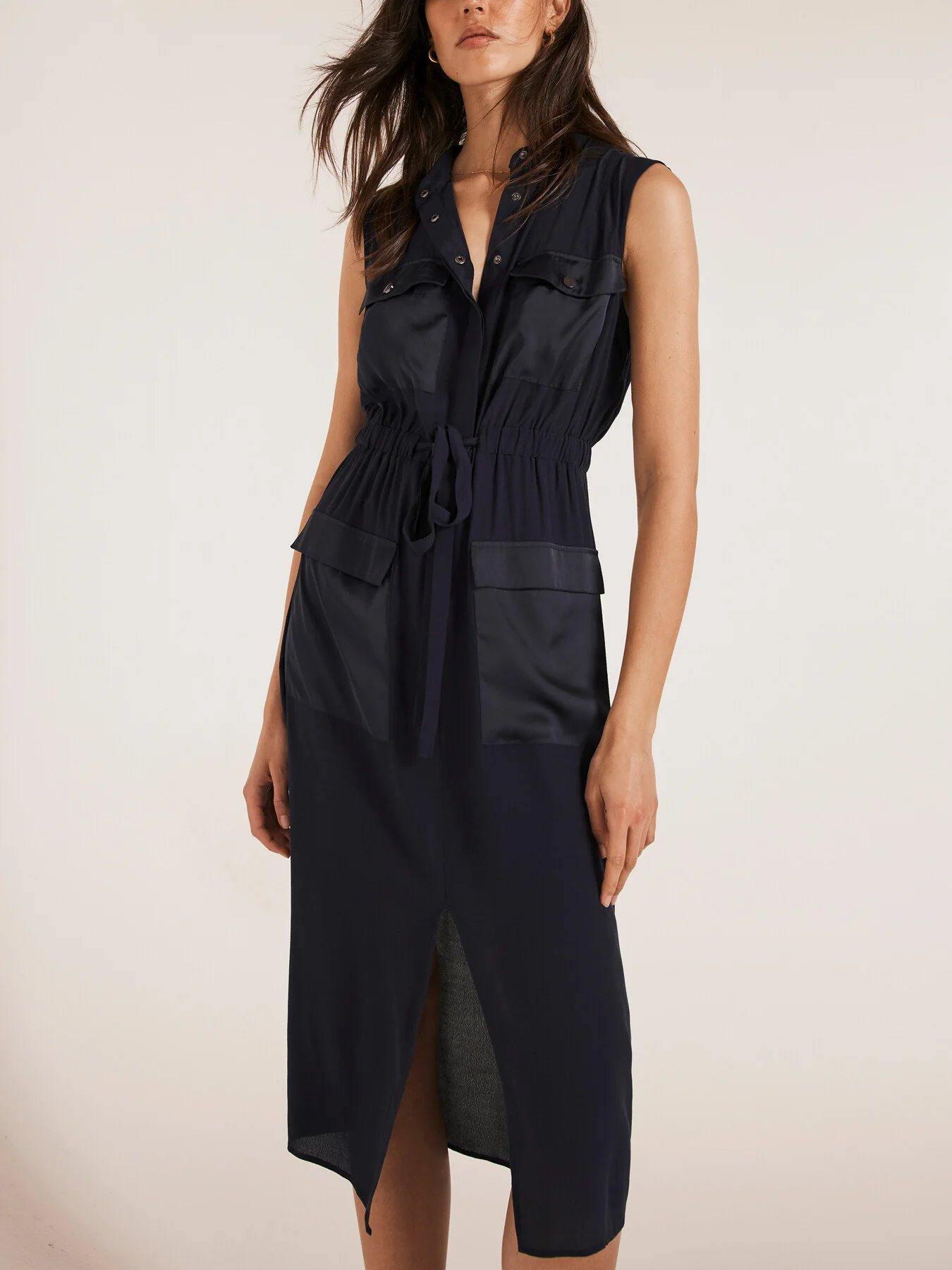 Utility Midi Shirt Dress - Image 5