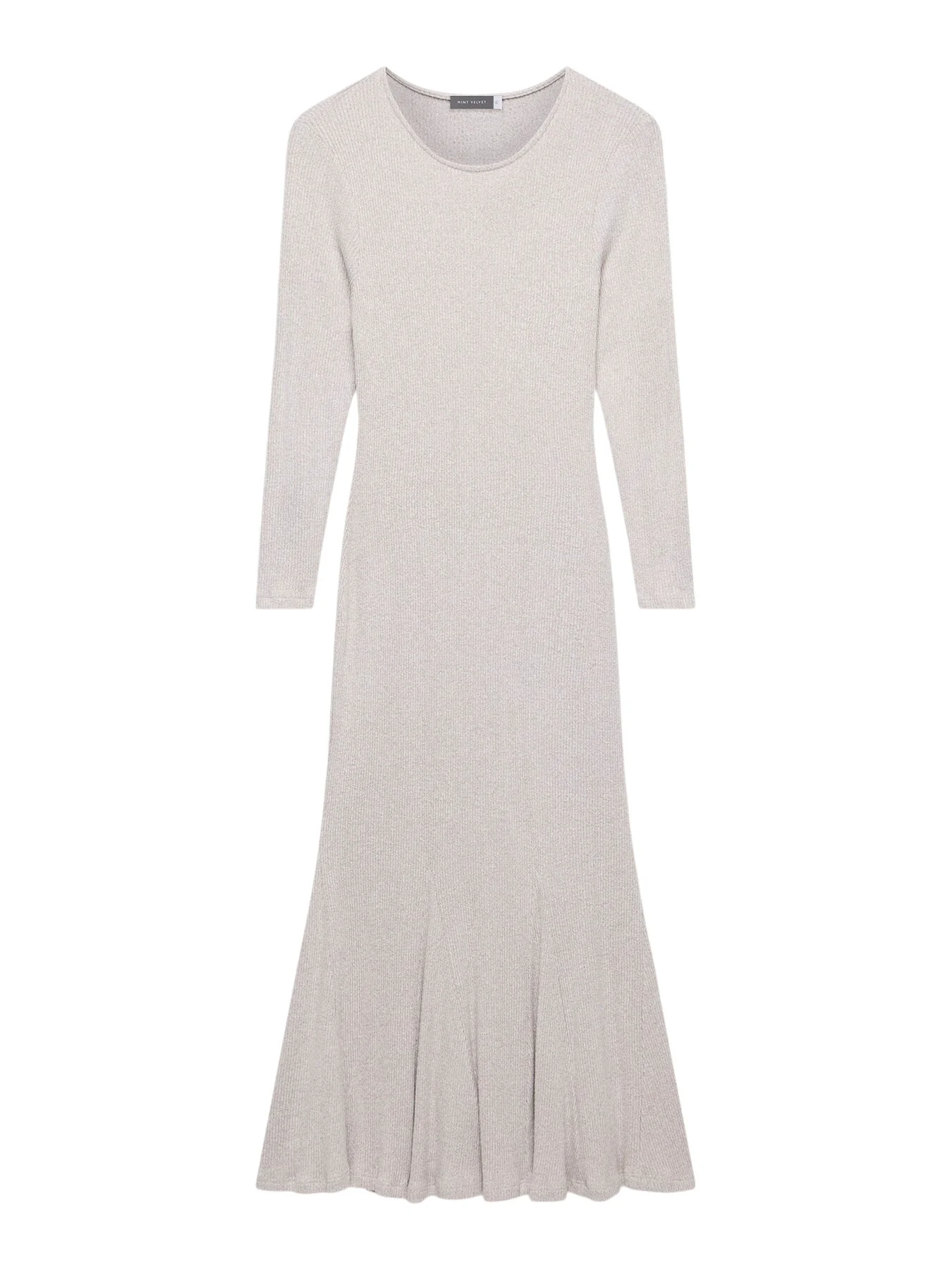 Cosy Ribbed Jersey Midi Dress