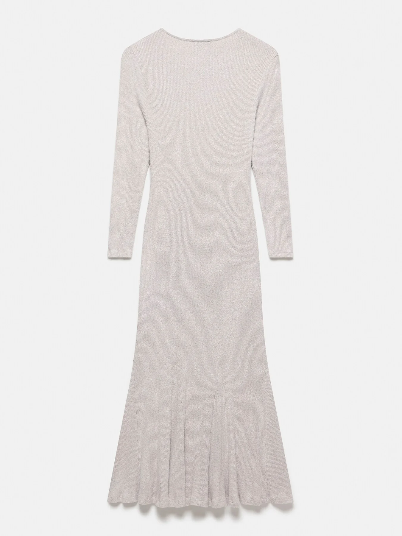 Cosy Ribbed Jersey Midi Dress - Image 5