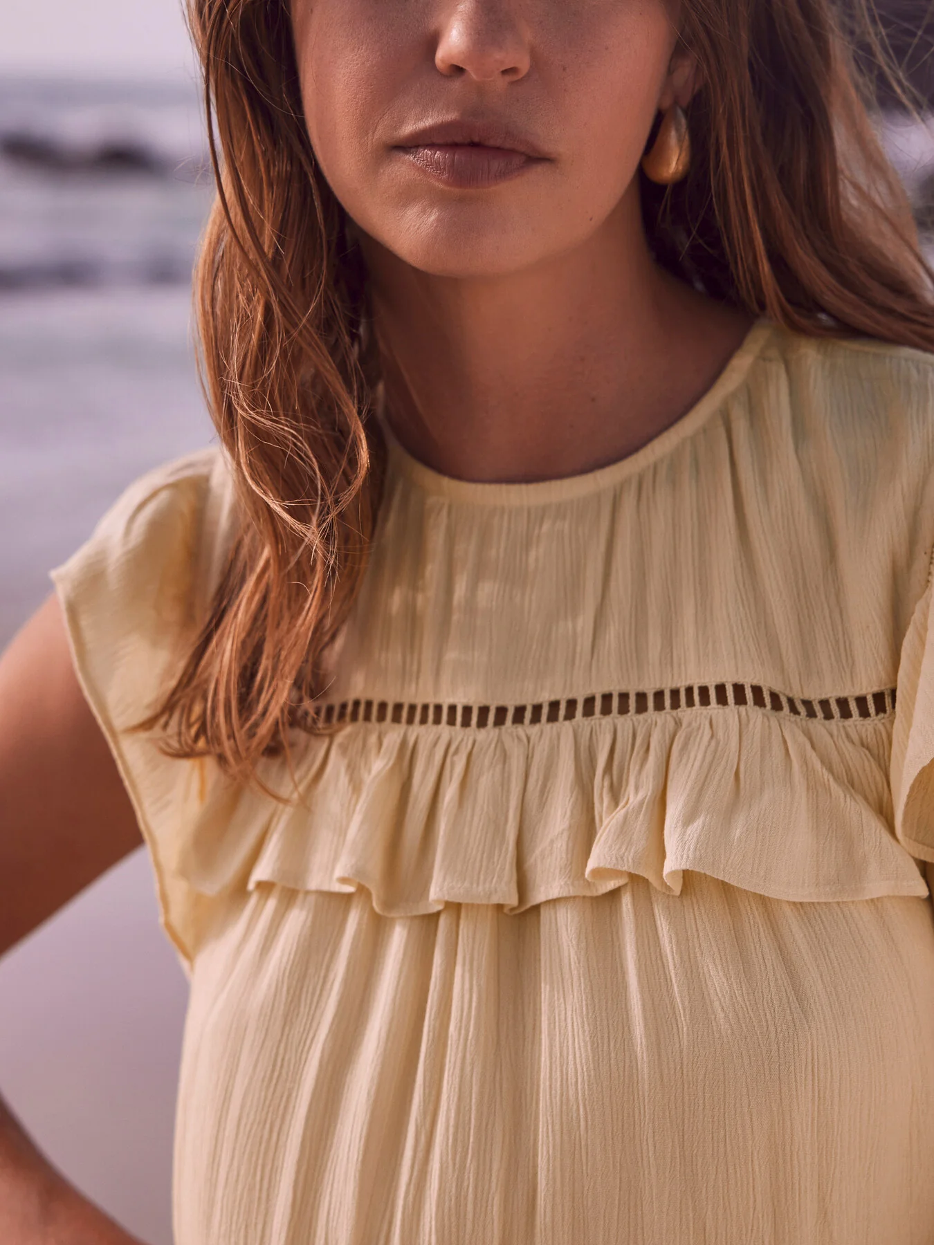 Tiered Ruffle Midi Dress - Image 4