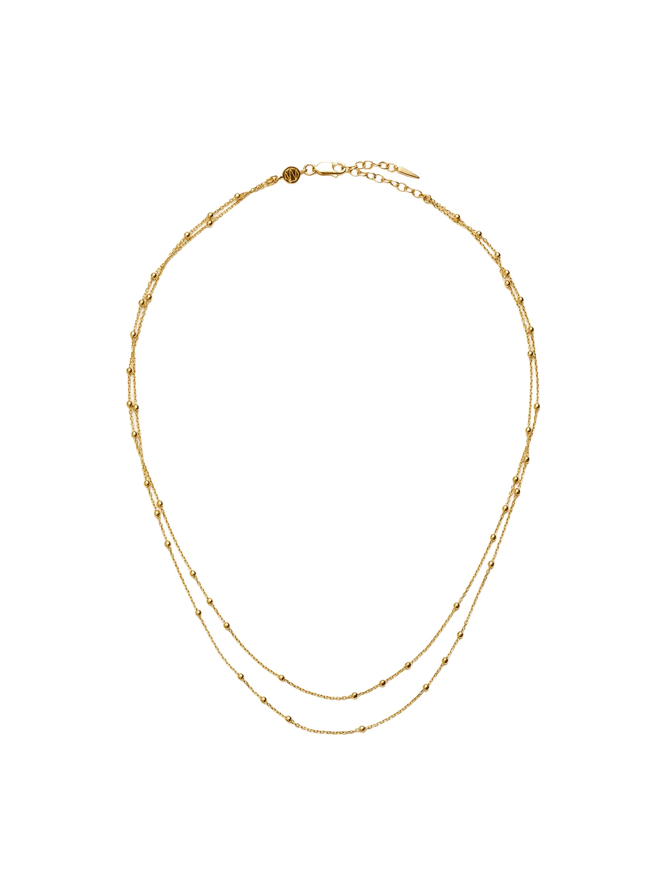 Double Chain Necklace Gold