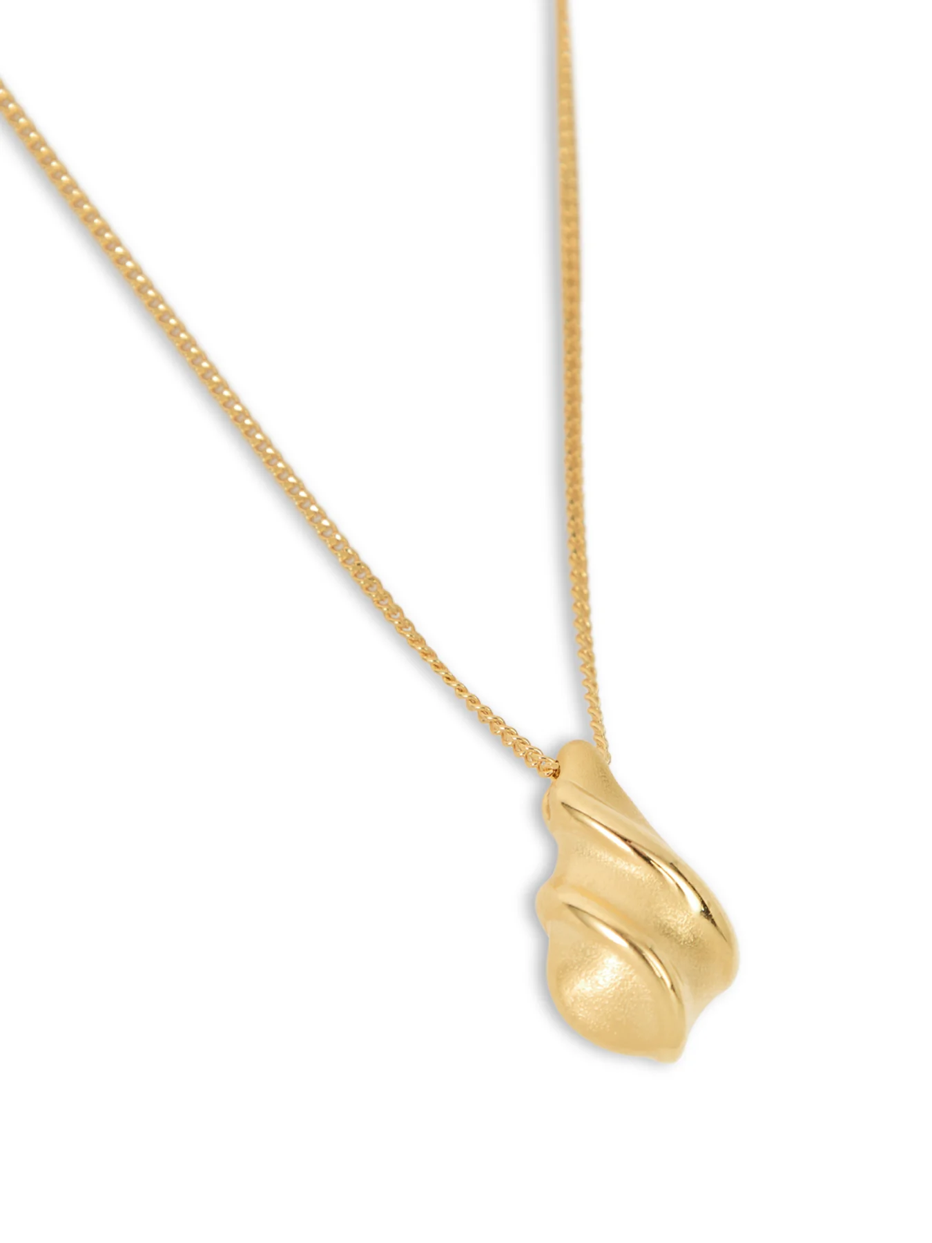 SAVI RIDGE DROPLET PENDANT NECKLACE