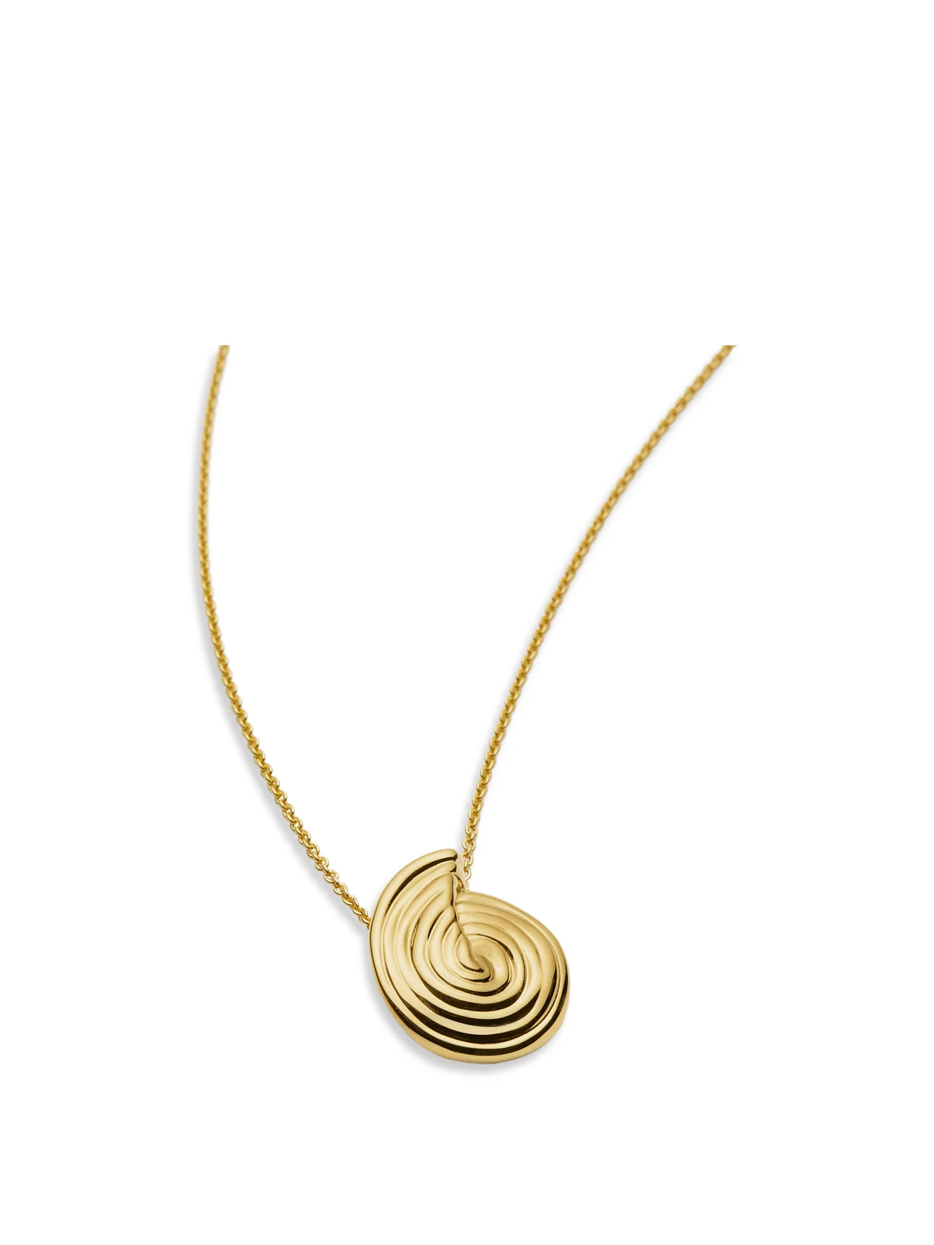 Spiral Mini Pendant Necklace - Image 3