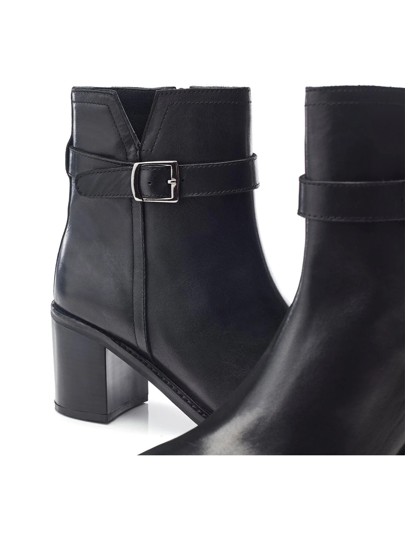 B.Philippa Leather Boots - Image 4