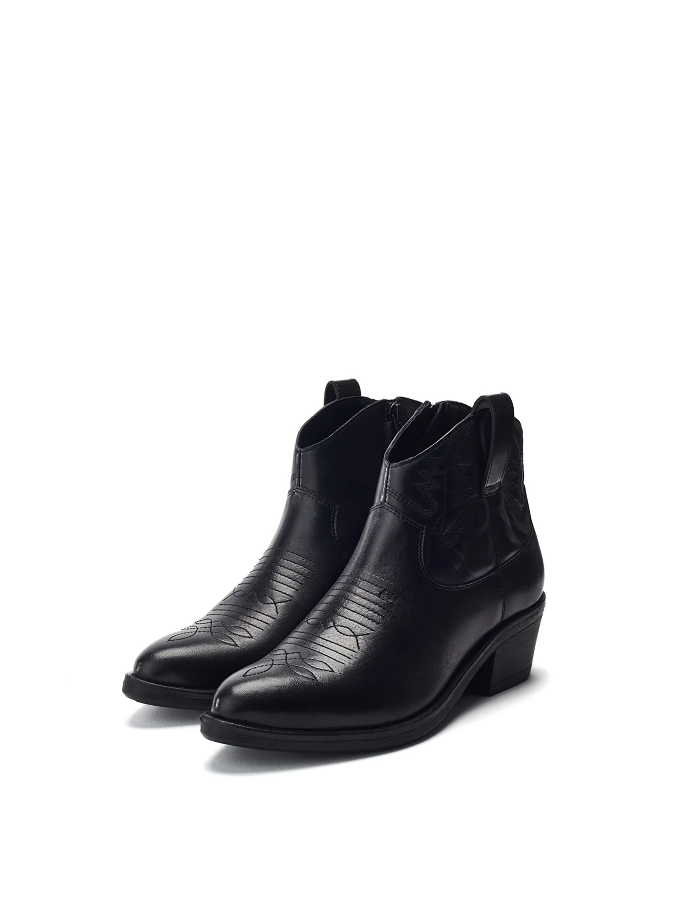 Bracknell Leather Ankle Boots Black - Image 2