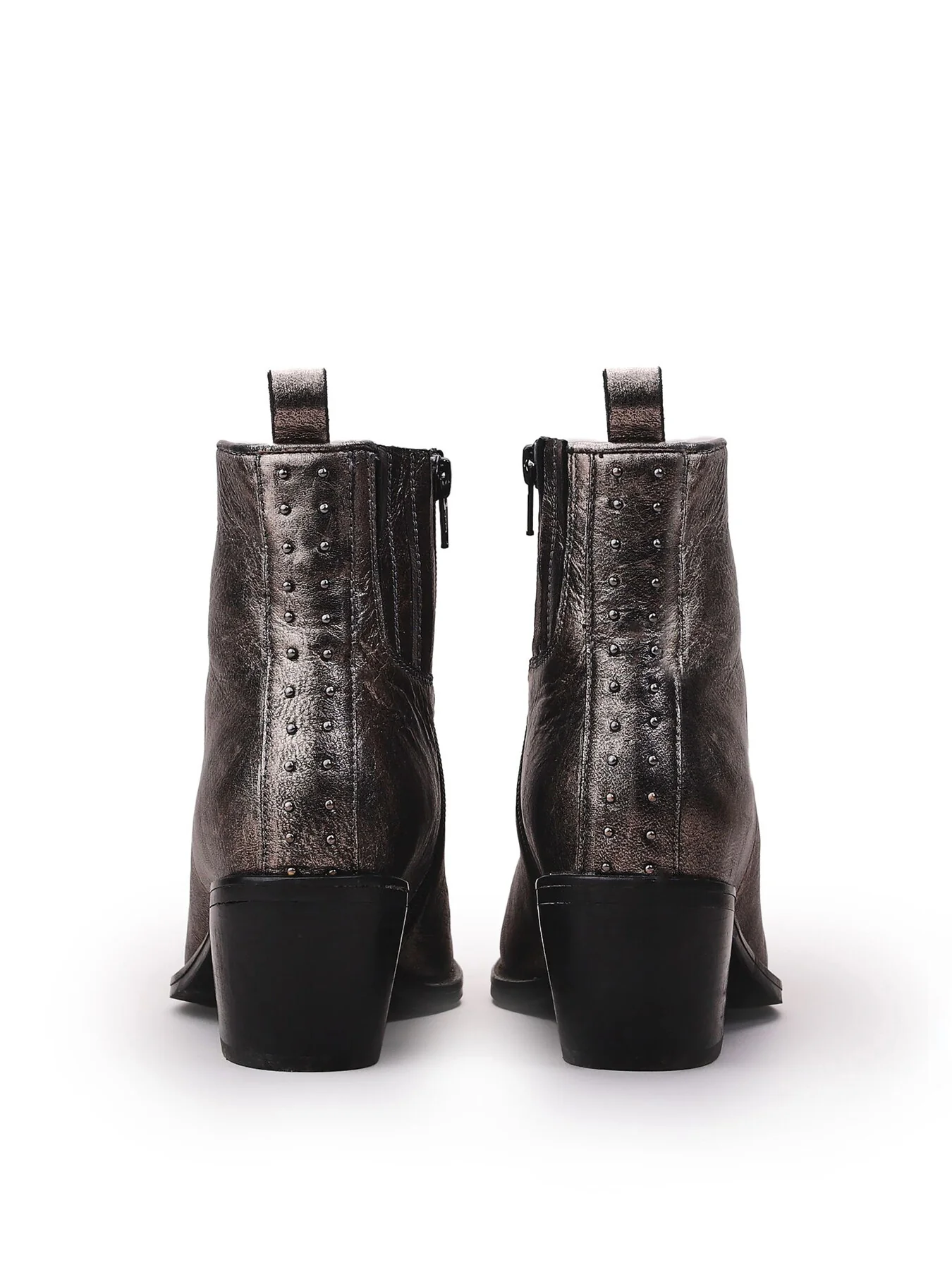Maevie Metallic Leather Boots - Image 3