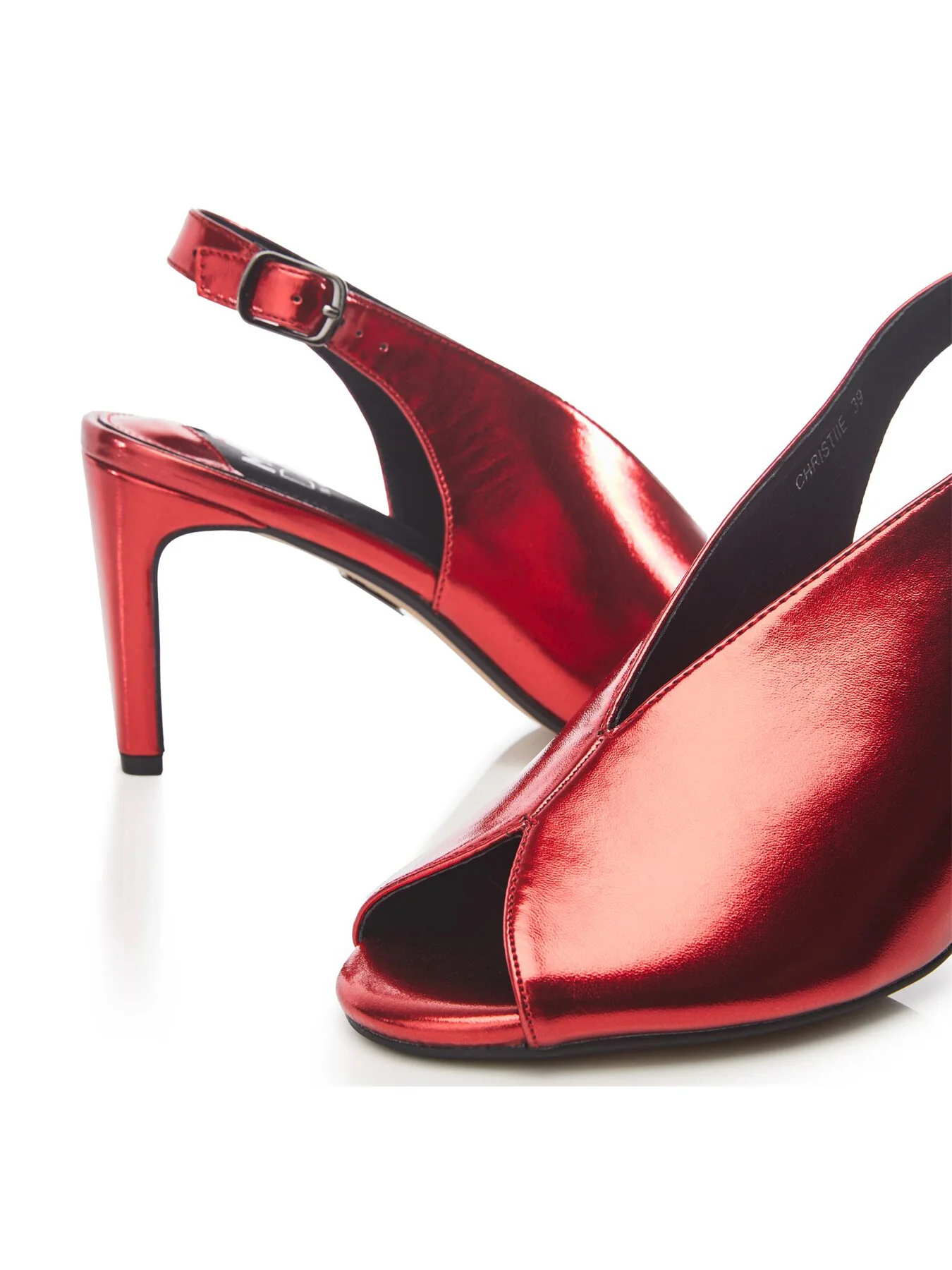 Christiie Metallic Sandals - Image 4
