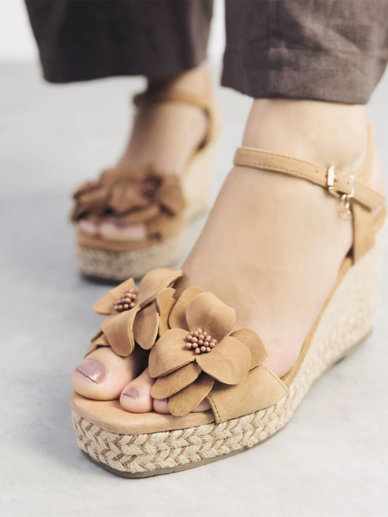 Mistee Suede Heeled Sandals - Image 2