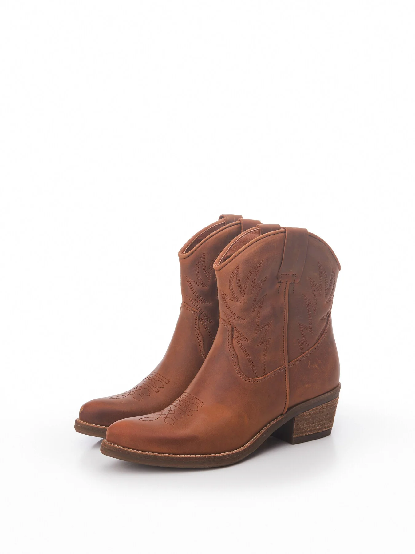 Bettsie Natural Leather Boots - Image 2