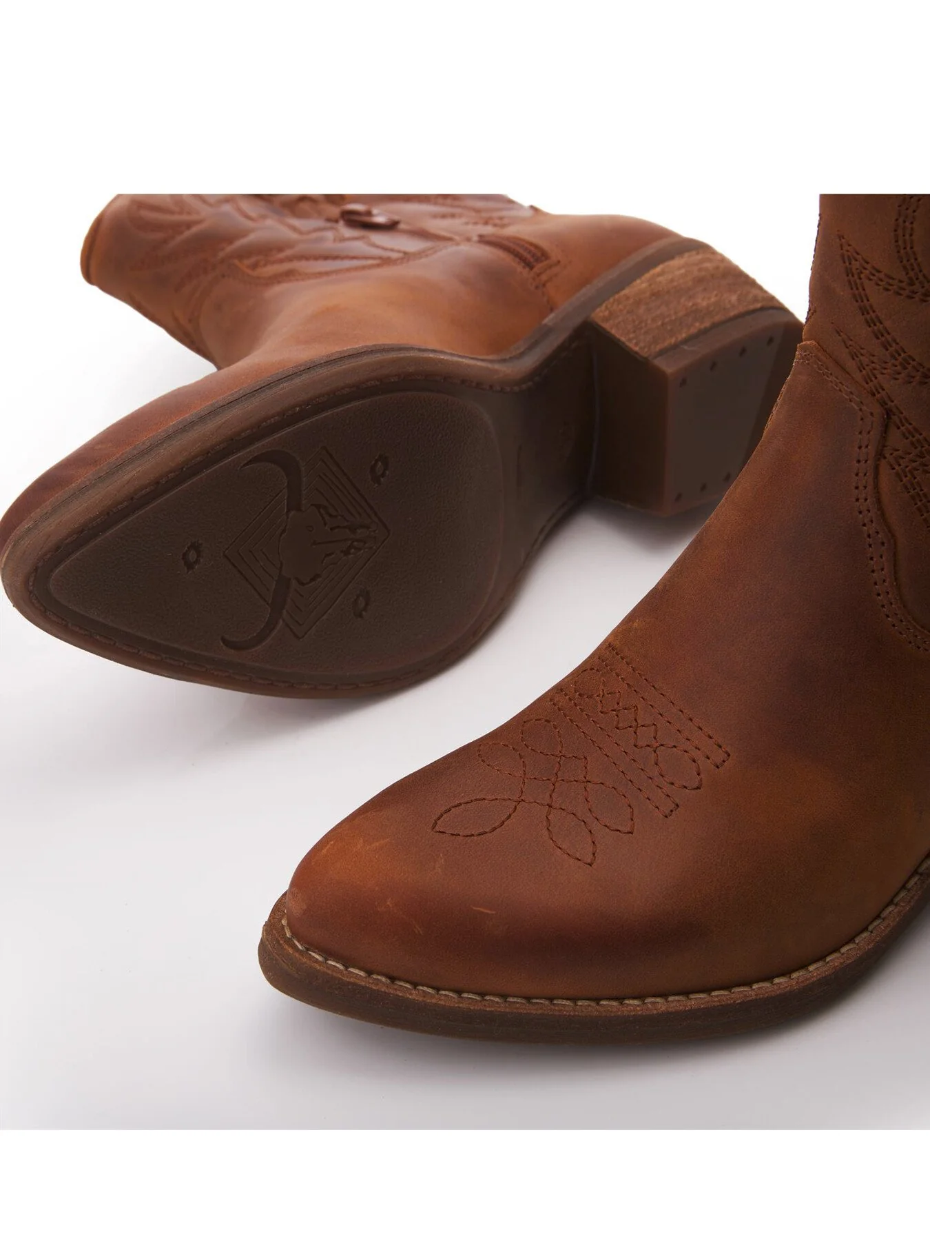 Bettsie Natural Leather Boots - Image 4