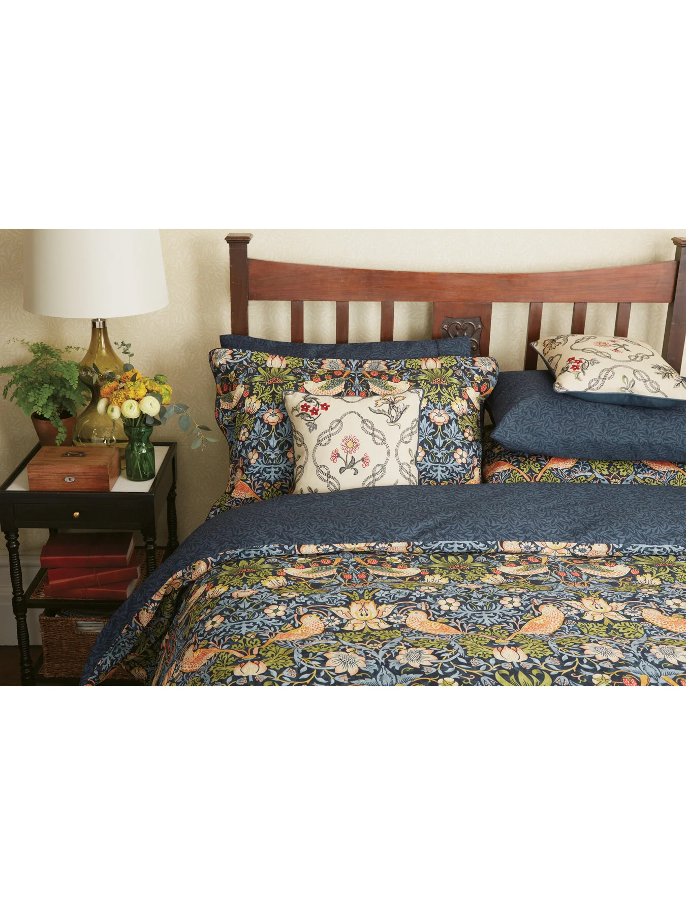Strawberry Thief Pillowcase Pair - Image 2