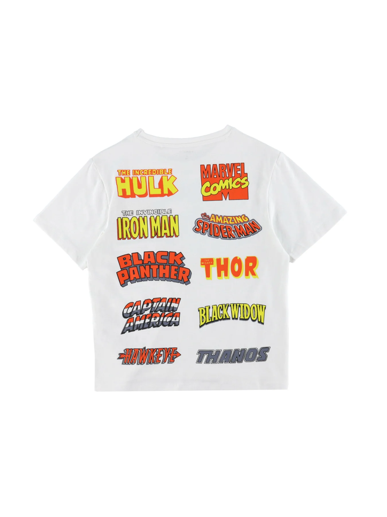 Kids' Marvel Short Sleeve T-Shirt Black - Image 5