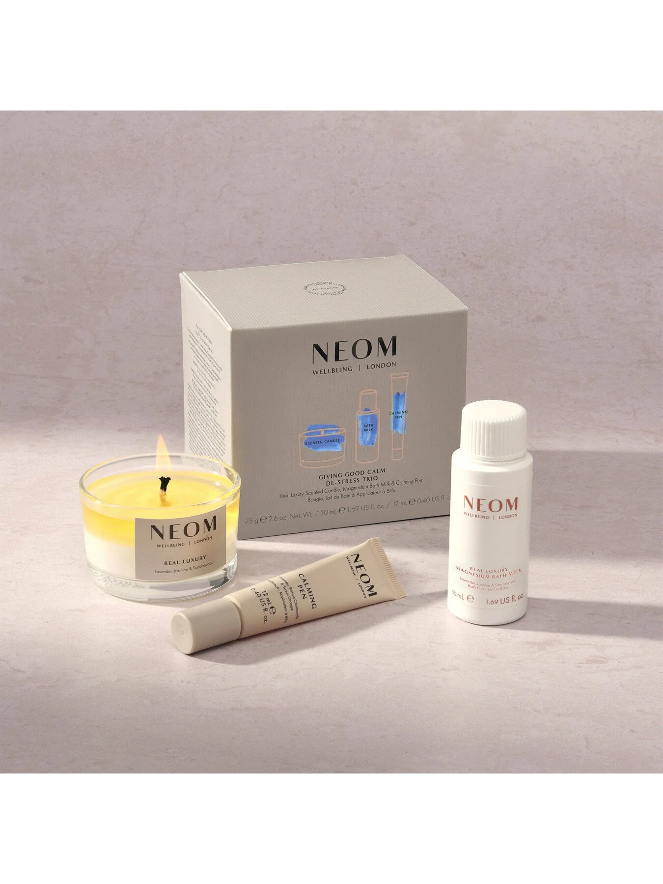 NEOM Wellbeing Giving Good Calm De Stress Trio - Image 2