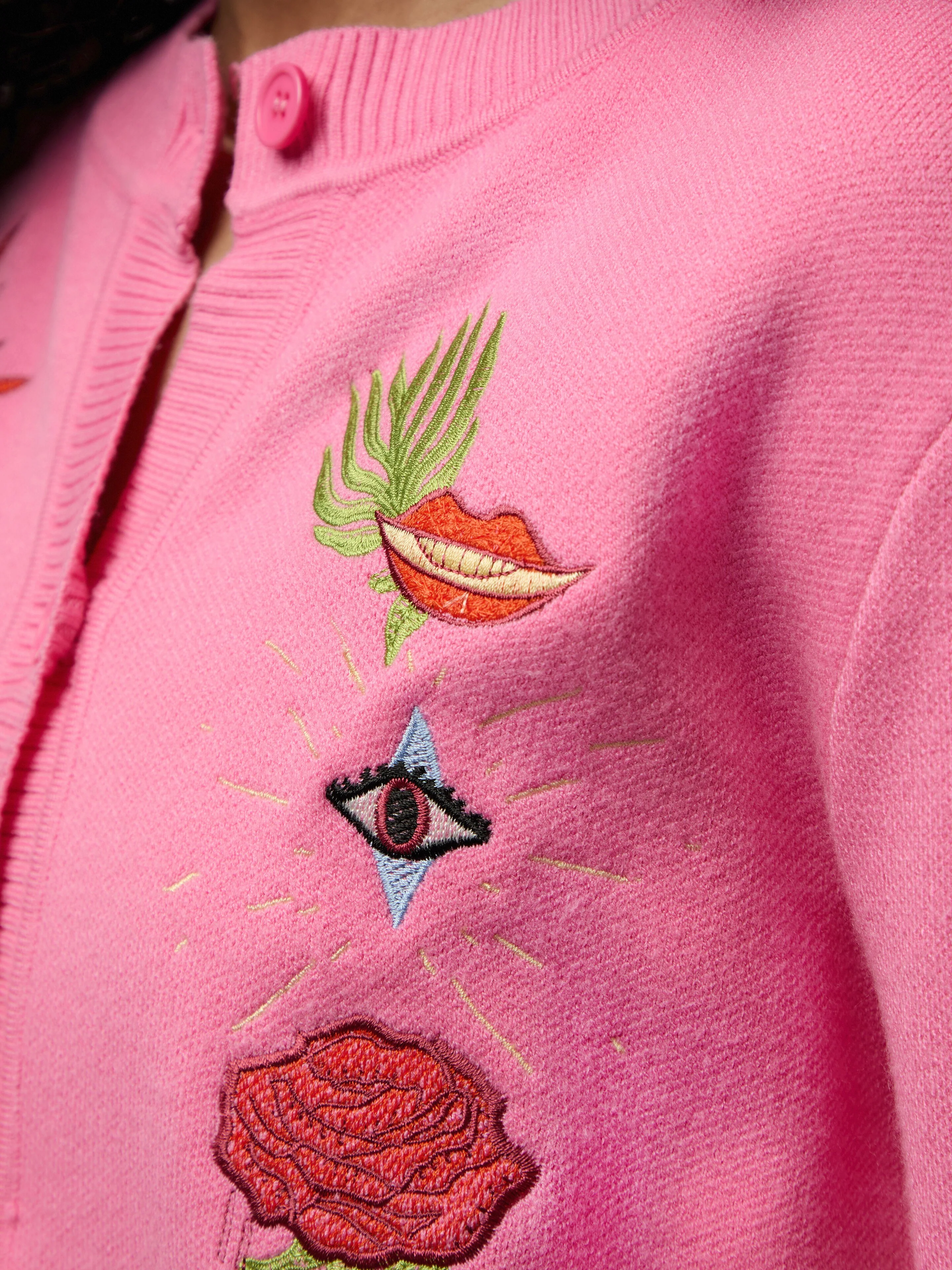 Pink Enchanted Cardigan - Image 3