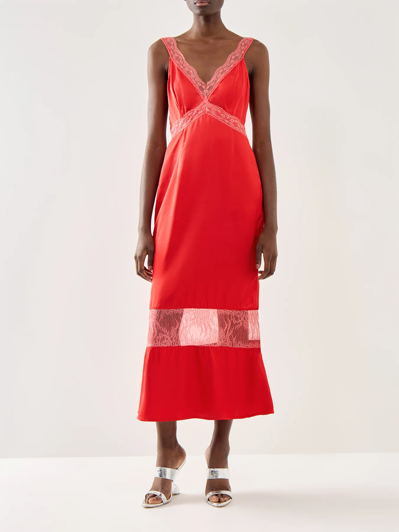 Red and Pink Cici Dress - Image 2