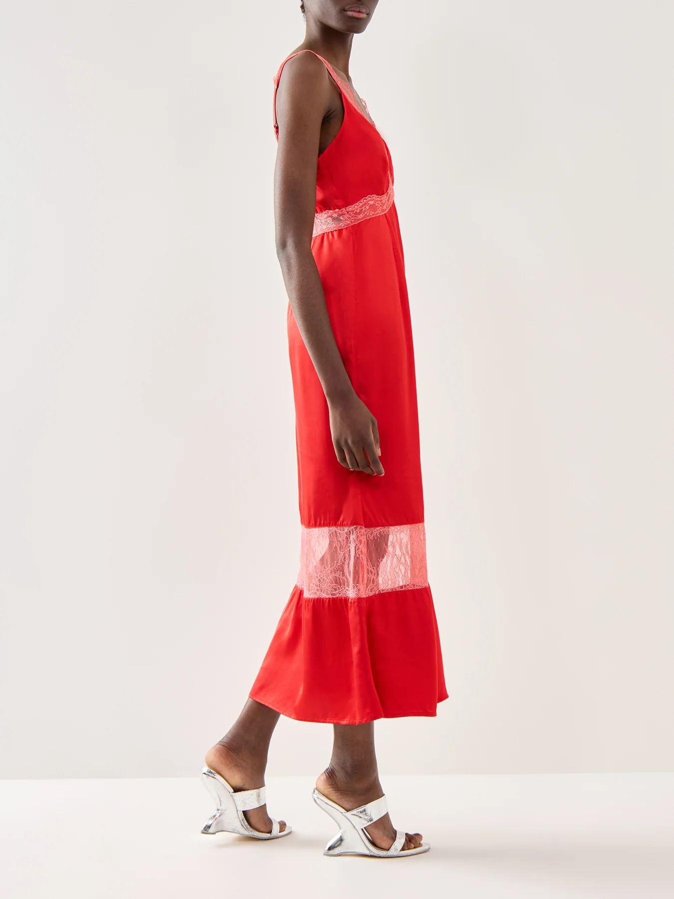 Red and Pink Cici Dress - Image 4