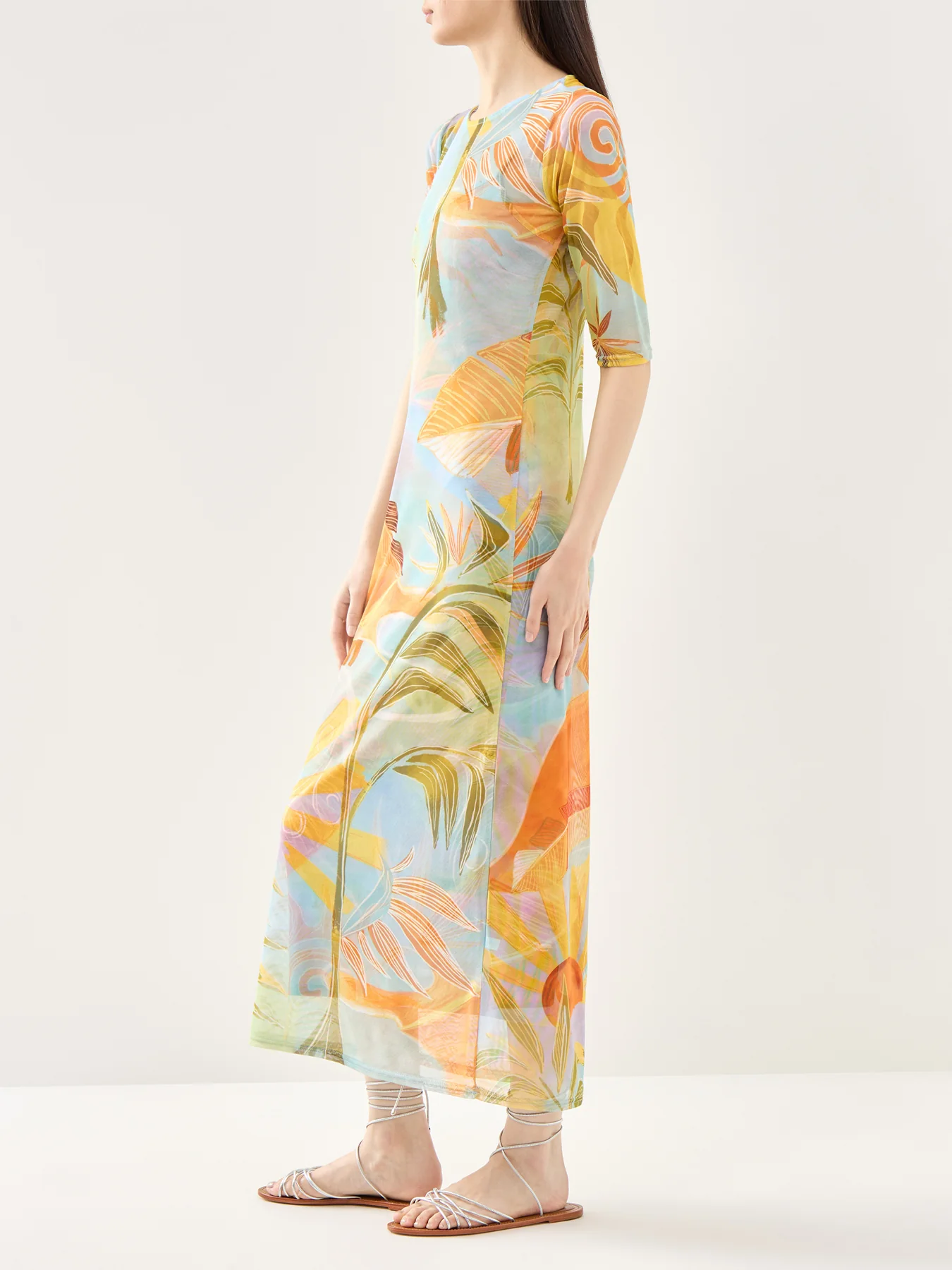 Sky Sydney Mesh Midi Dress - Image 2