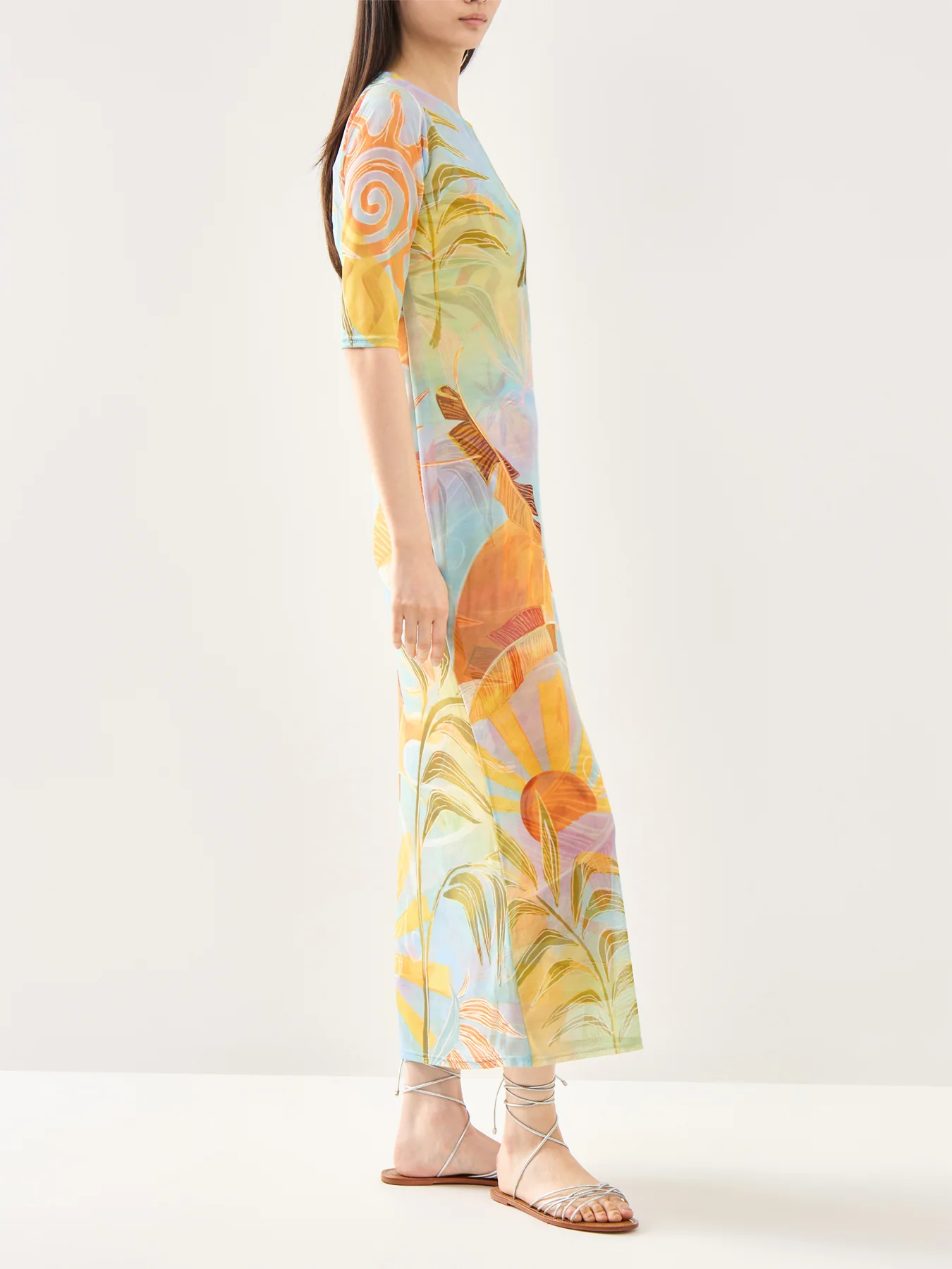 Sky Sydney Mesh Midi Dress - Image 4