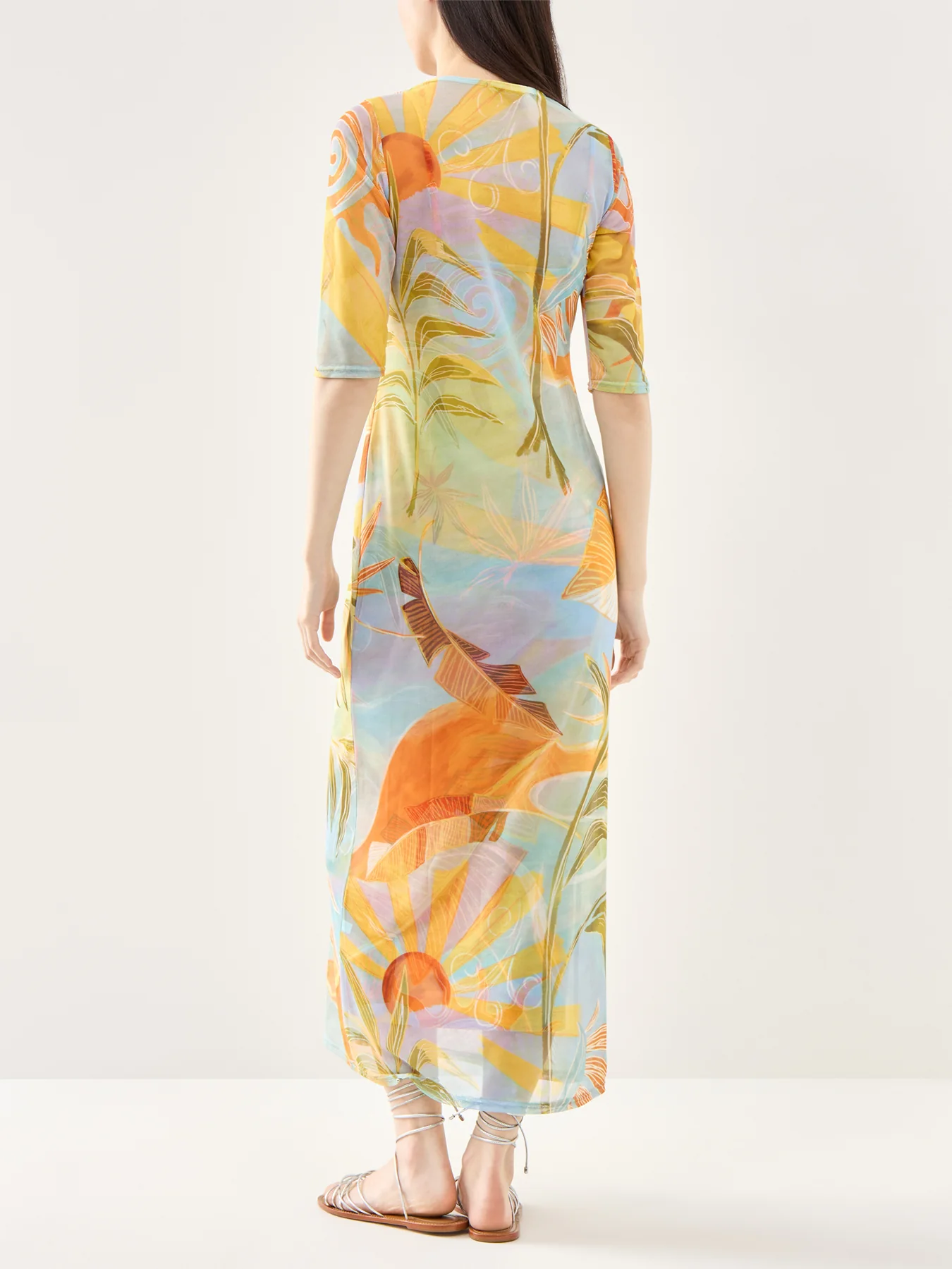 Sky Sydney Mesh Midi Dress - Image 5