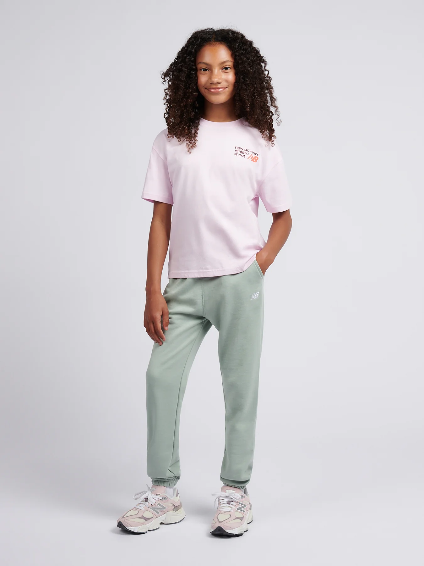 Kids’ Athletic Shoes Graphic Tee Lilac - Image 2