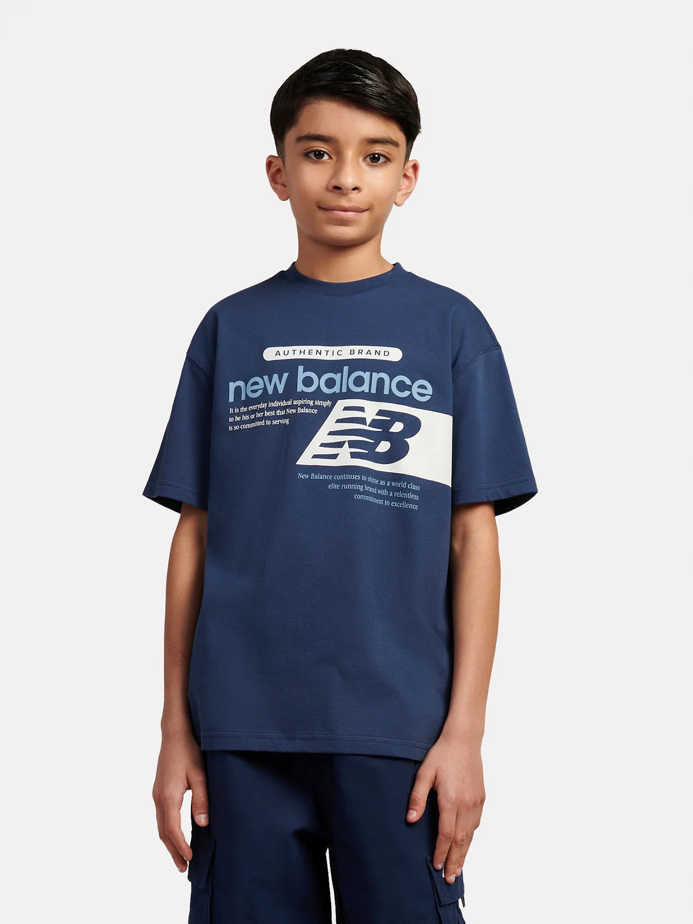 Kids’ Authentic Graphic Tee White - Image 4