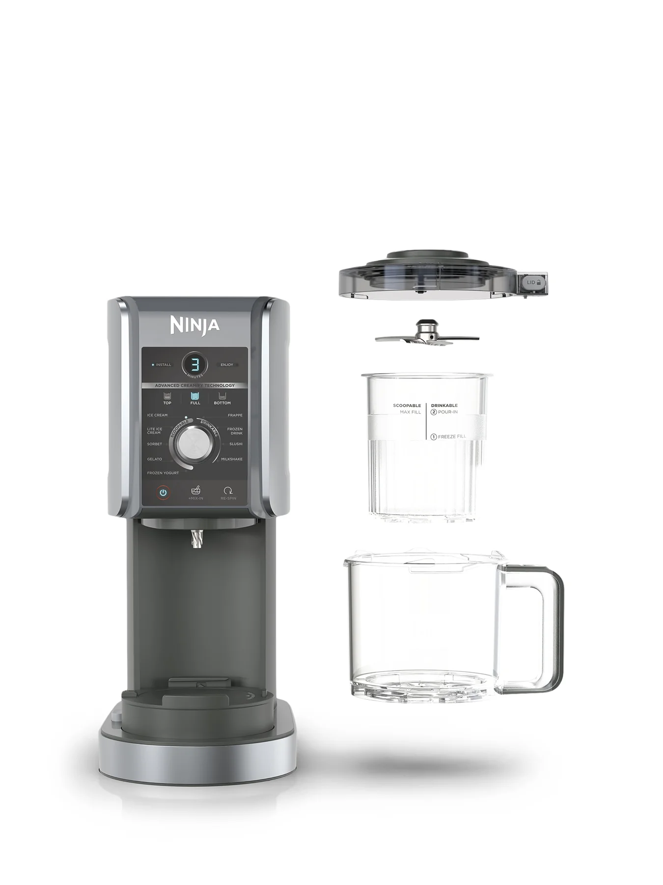 Creami Deluxe 10 in 1 Ice Cream and Frozen Drink Maker 709ml - Image 3