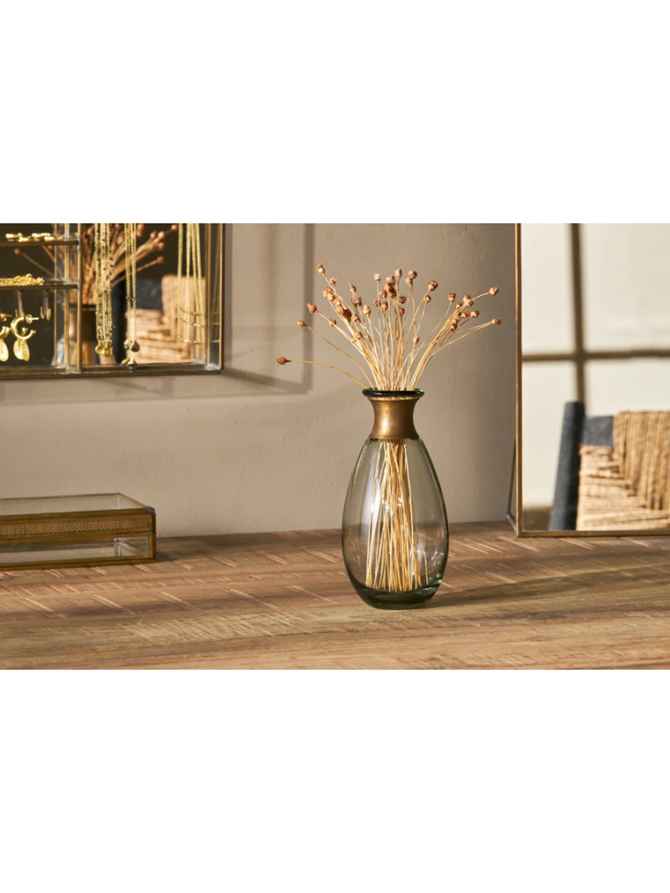 Green Mini Miza Glass Vase - Image 6