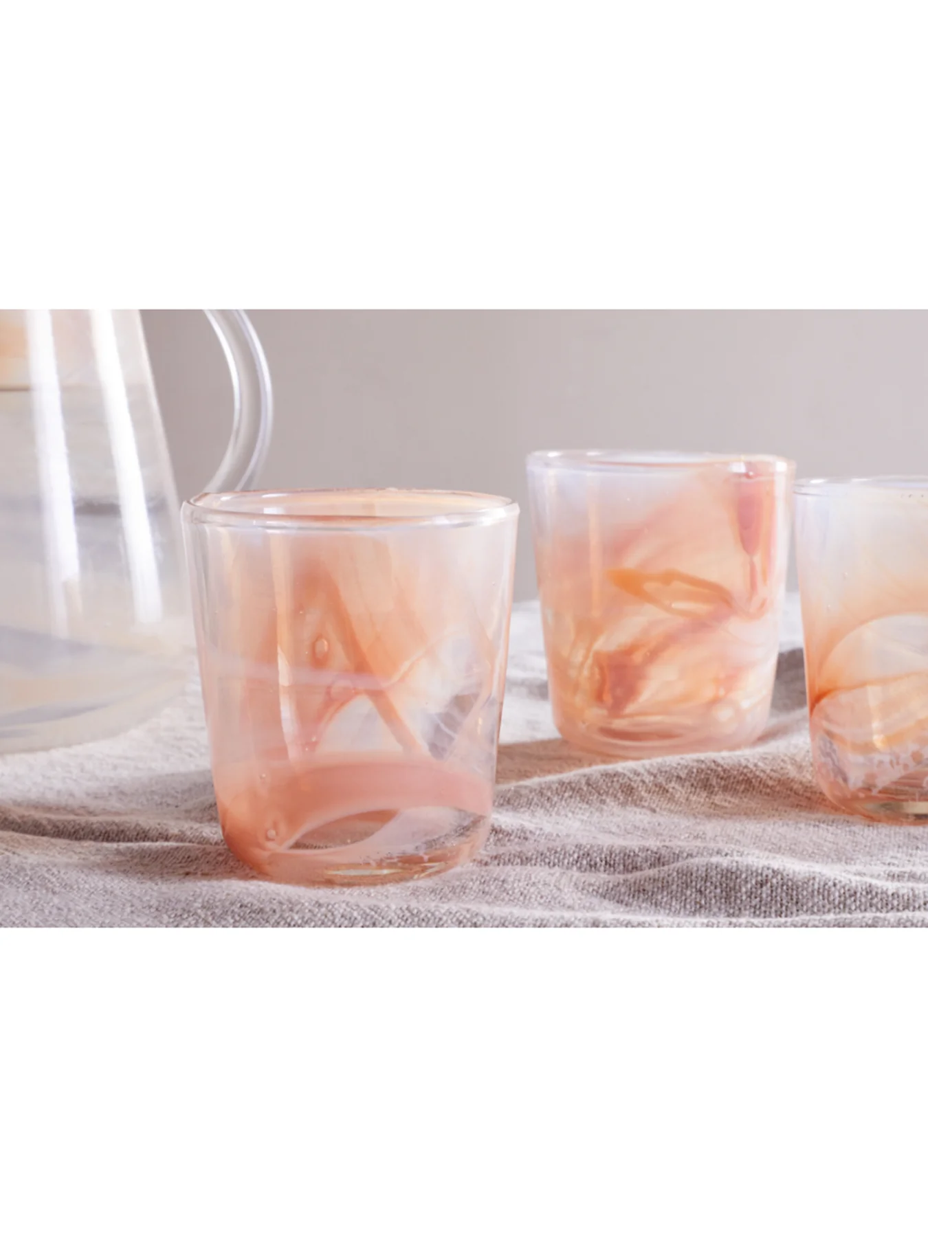 4 Set Shirali Marble Swirl Tumbler - Image 2