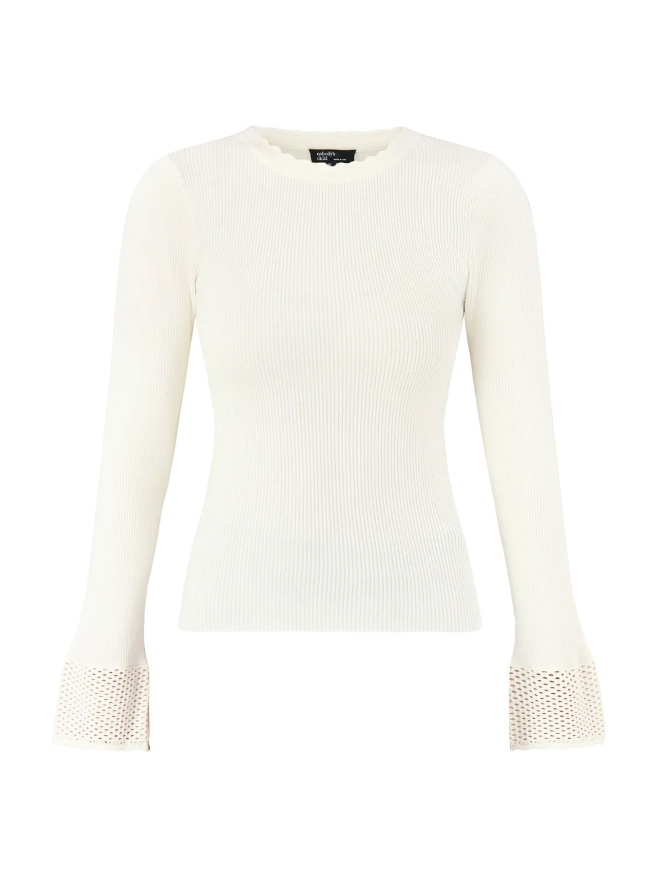 Crochet Cuff Top White