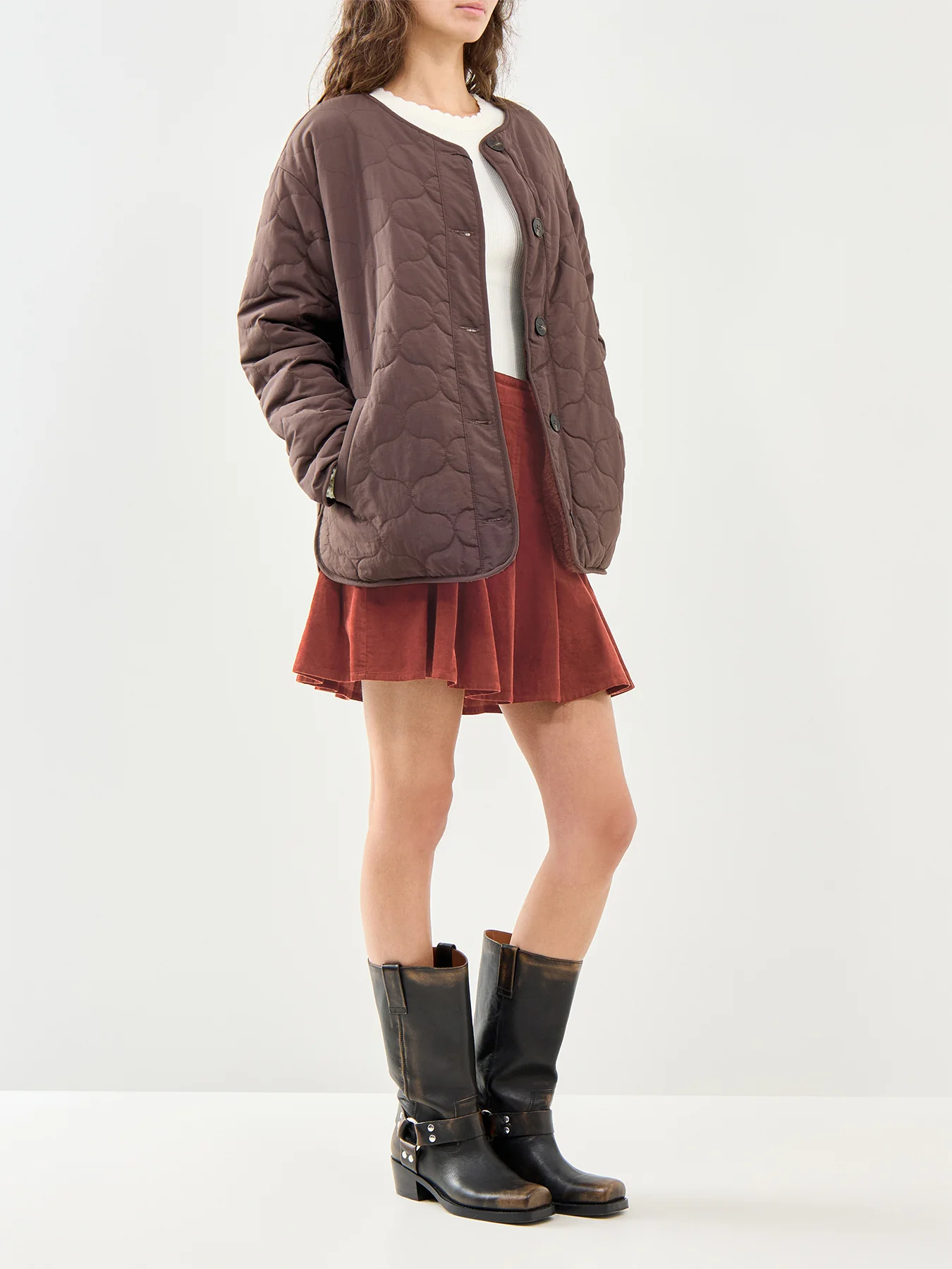 Vincent Skirt Brown - Image 2