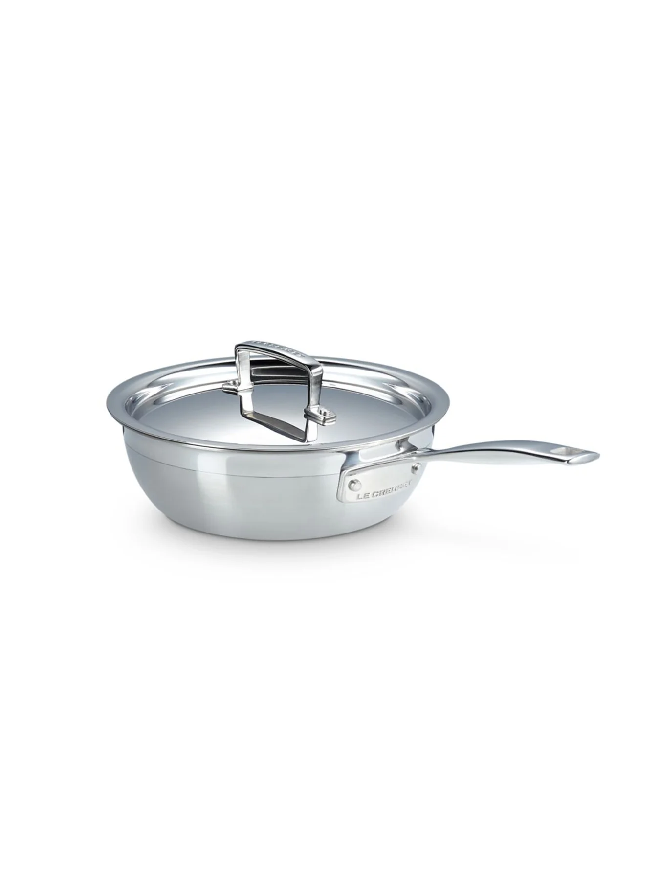 3 Ply Stainless Steel Non Stick Chefs Pan 20cm - Image 3