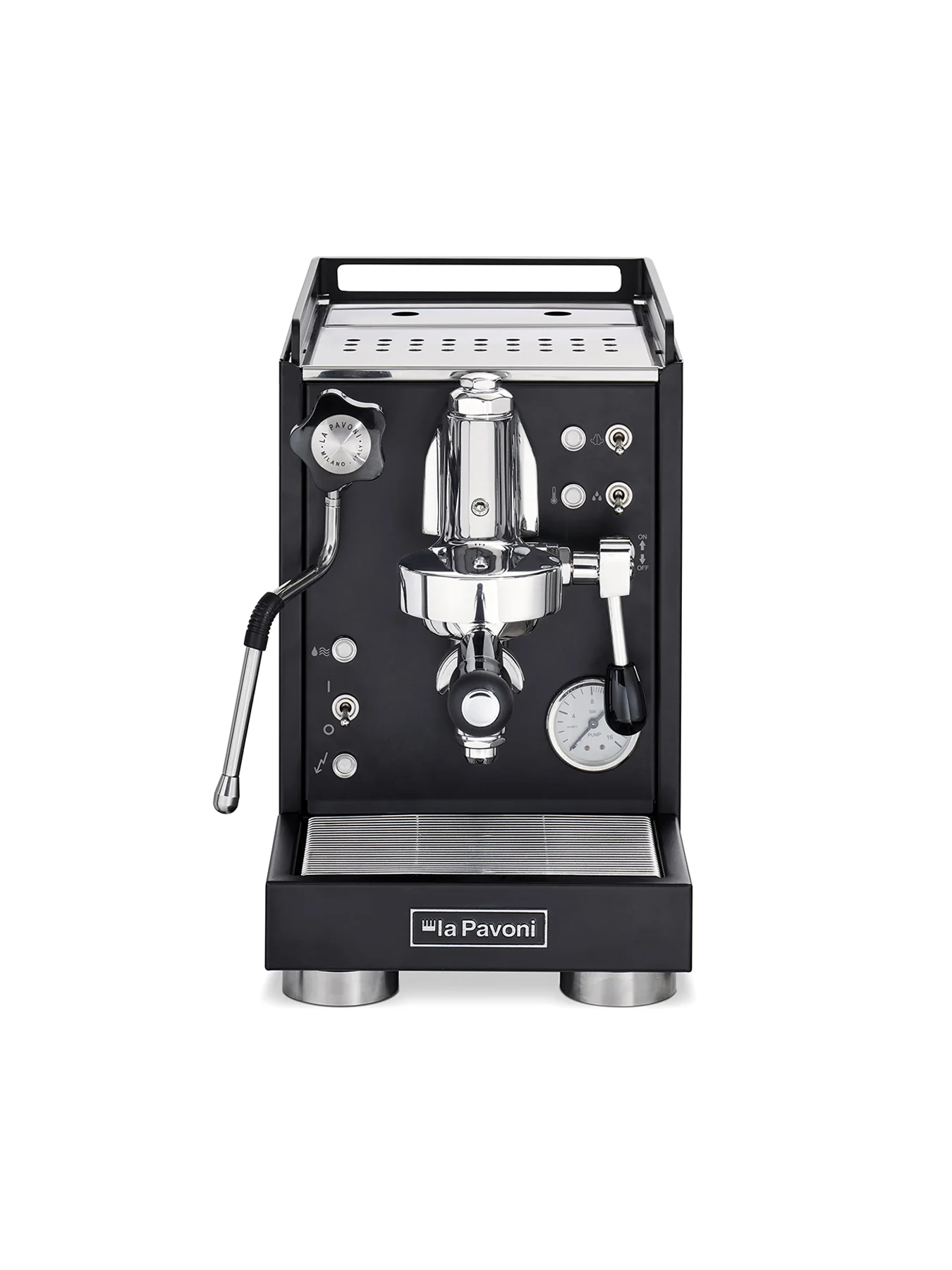 Lpsmcb01Uk La Pavoni Semi Professional Coffee Machine Cellini Mini Matte Black - Image 2