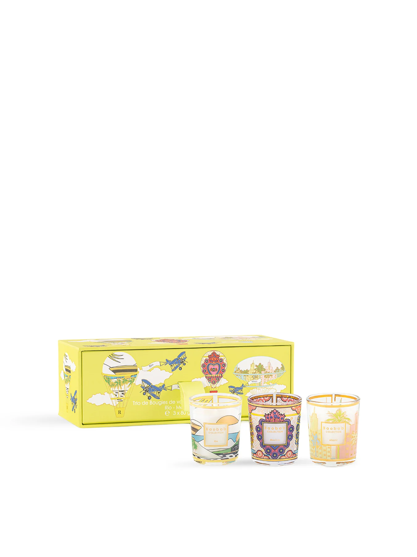 Travel Trio Candle Set