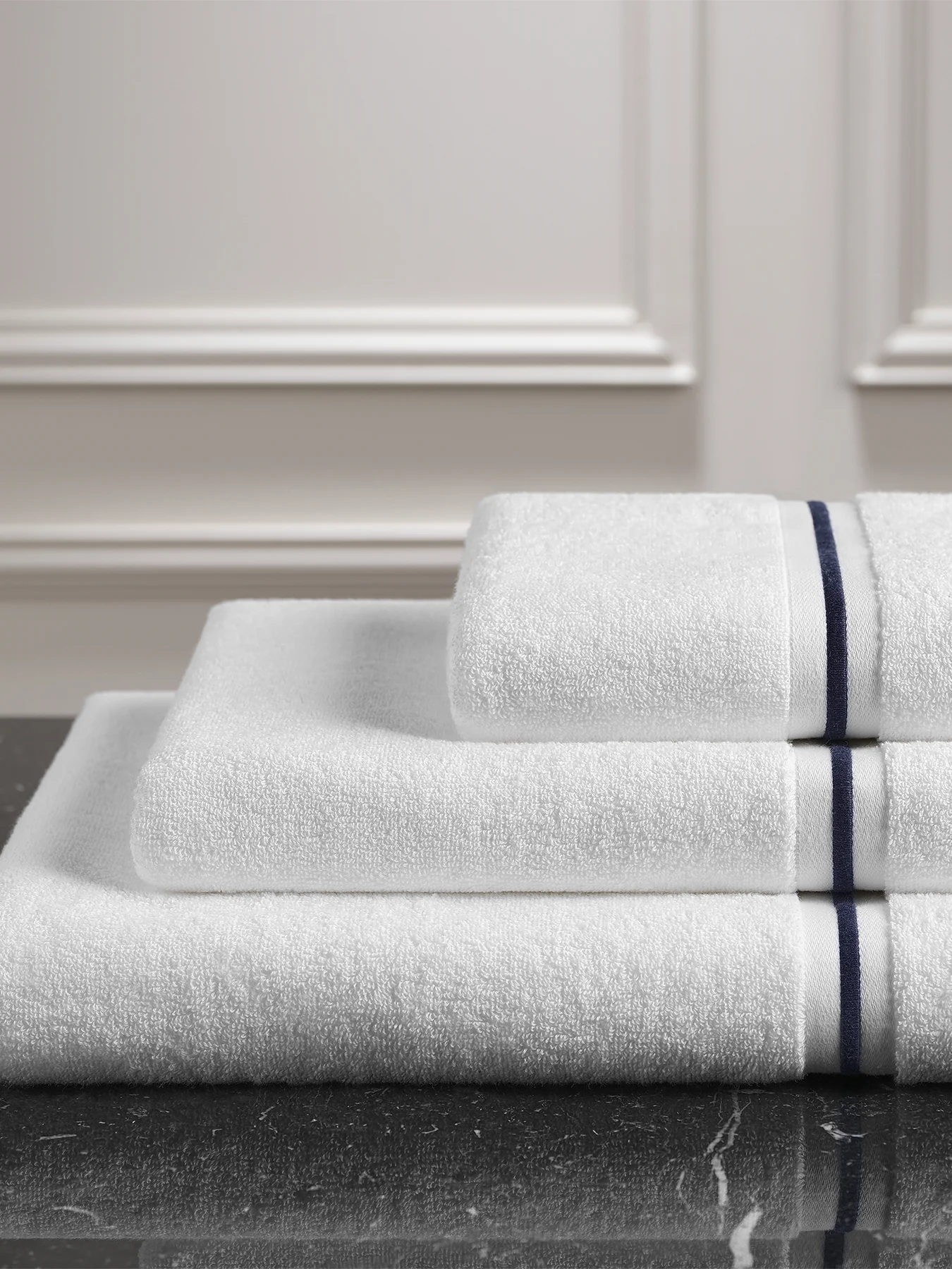 Claygate Bath Towel Navy - Image 2