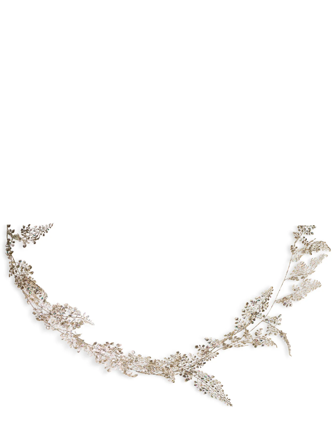 Sparkle Maidenhair Garland Christmas Decoration 180cm