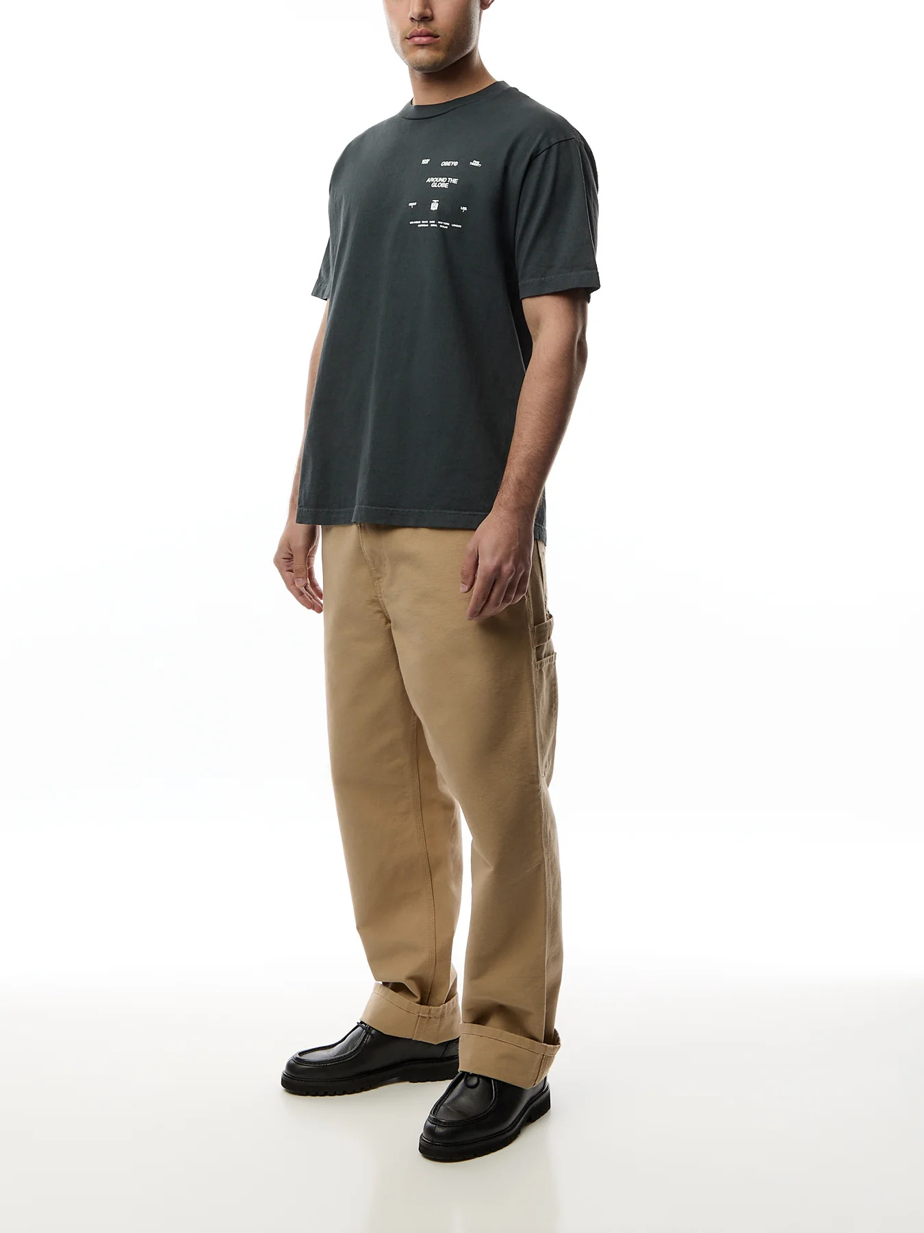 Obey Around The Globe T-Shirt - Image 2