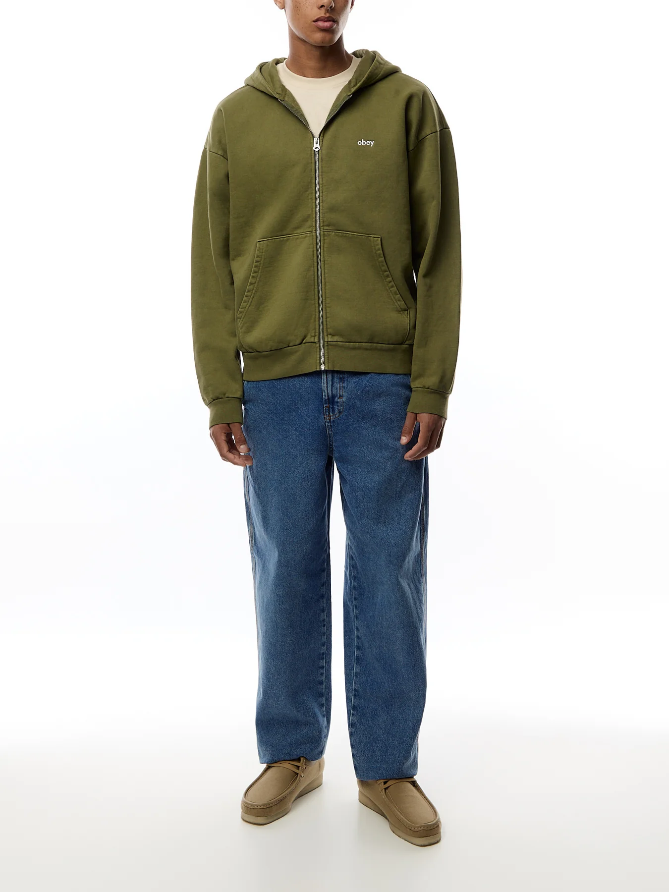 Owercase Pigment Zip Hood - Image 2