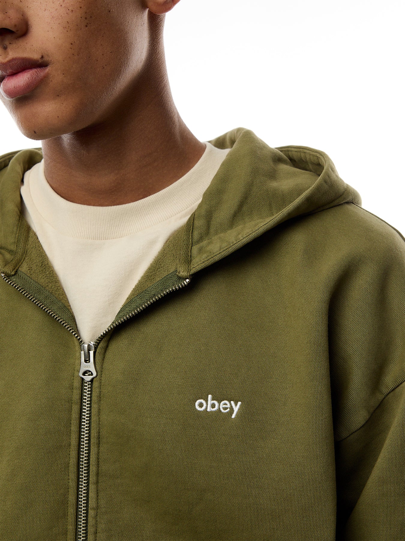 Owercase Pigment Zip Hood - Image 3