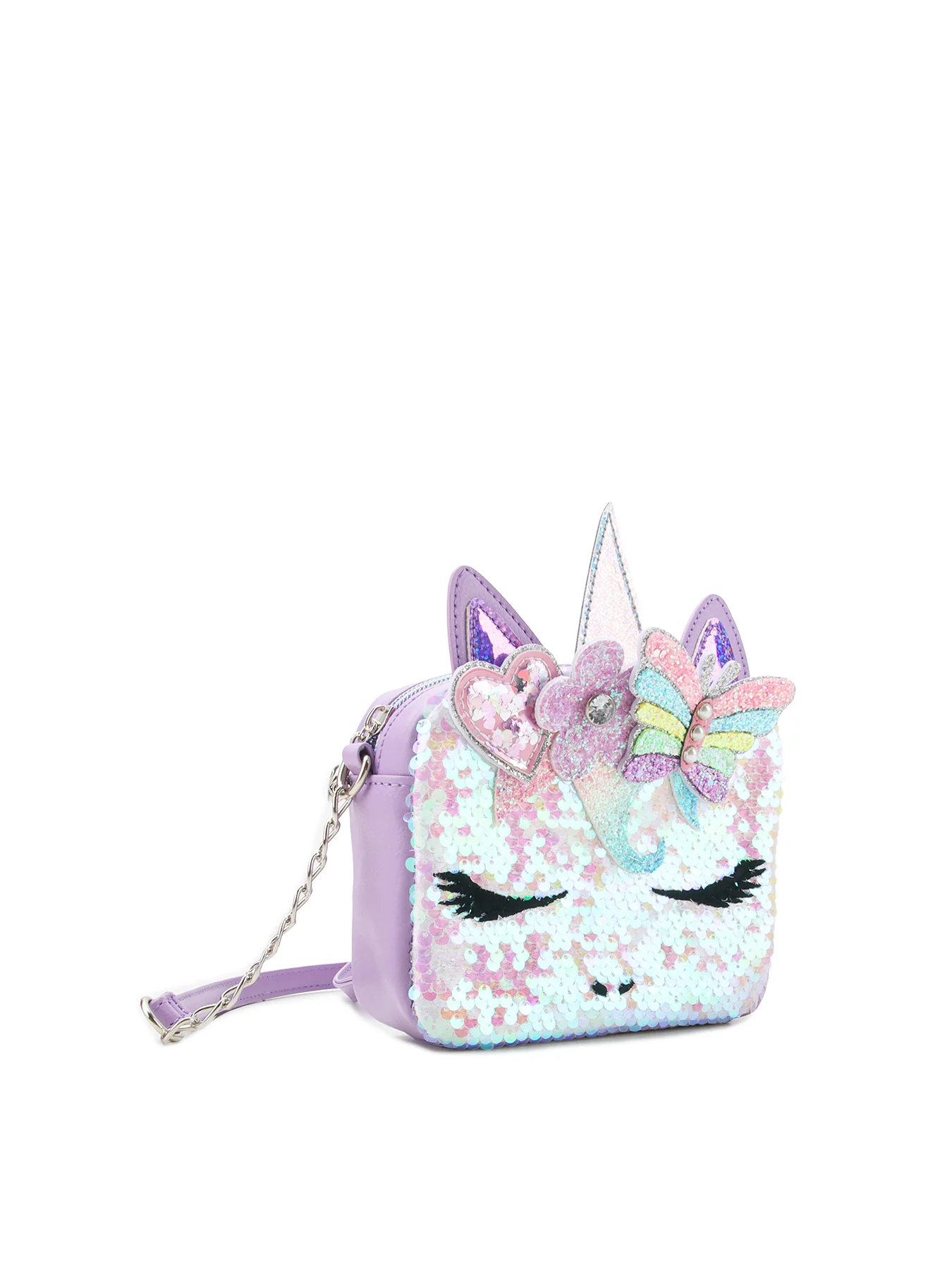 Gwen Sequin Crossbody Orchid - Image 2