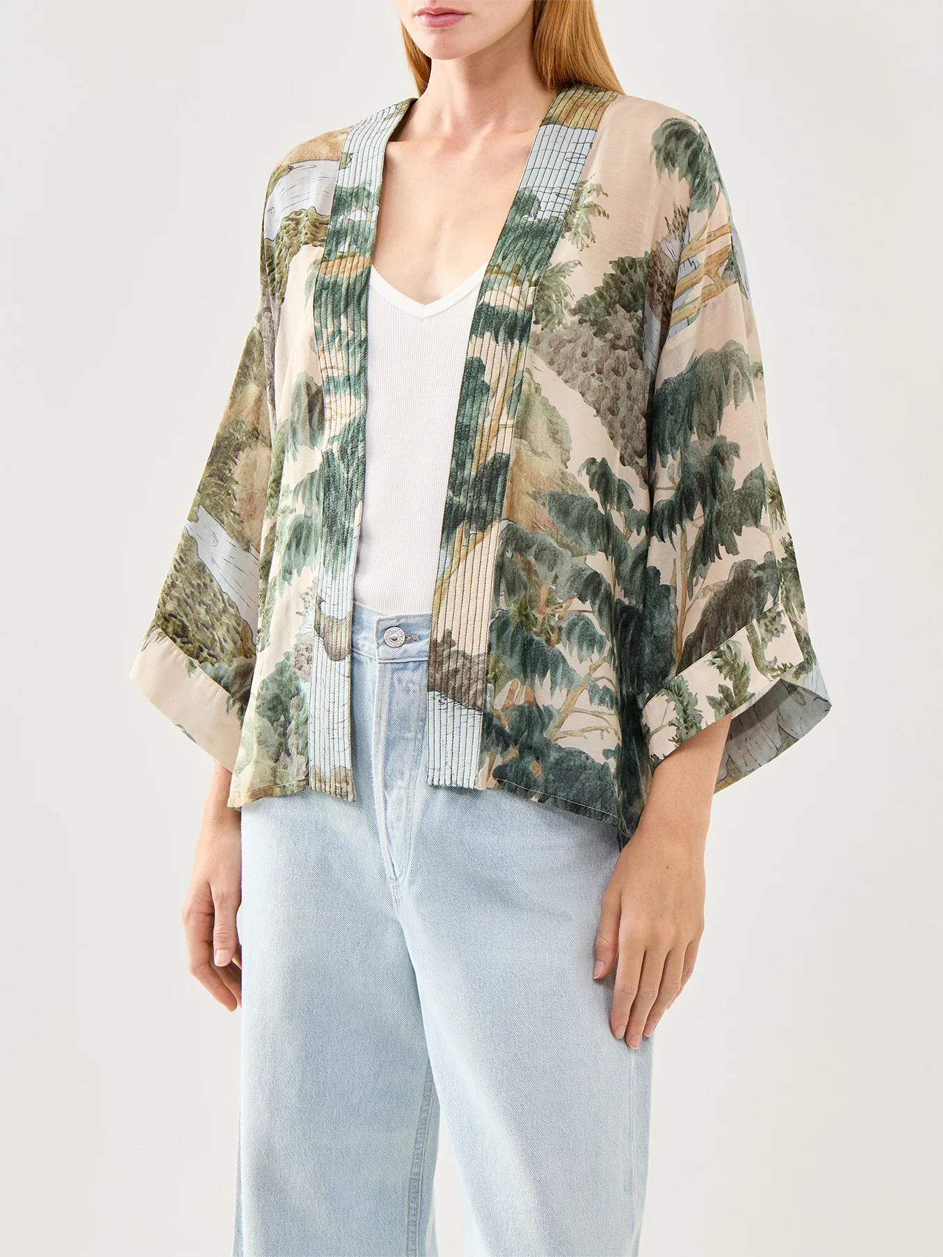 Rivers and Trees Short Kimono - Image 4