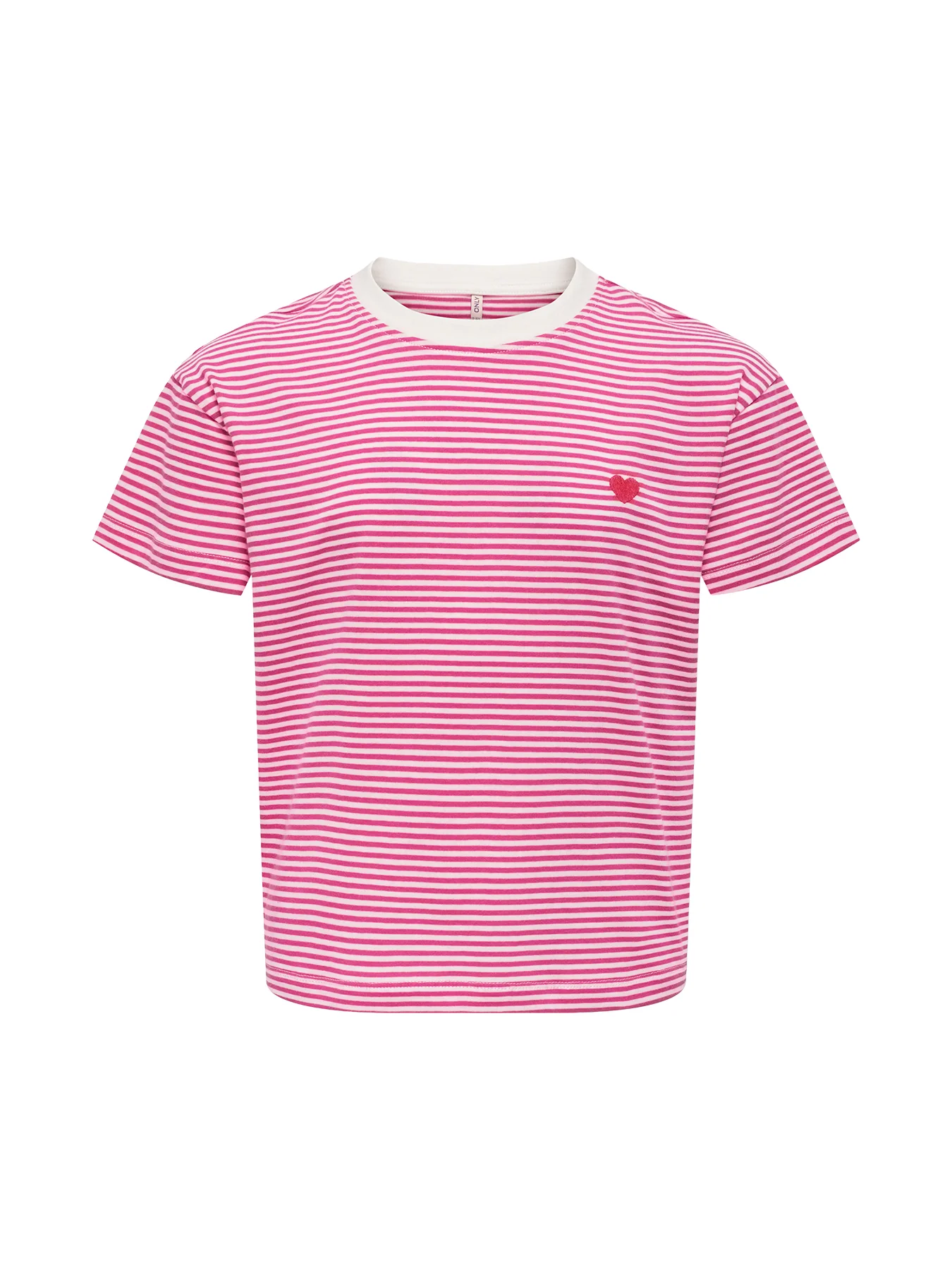 Kids’ Pisa Maiken Cropped Short Sleeve Top Pink