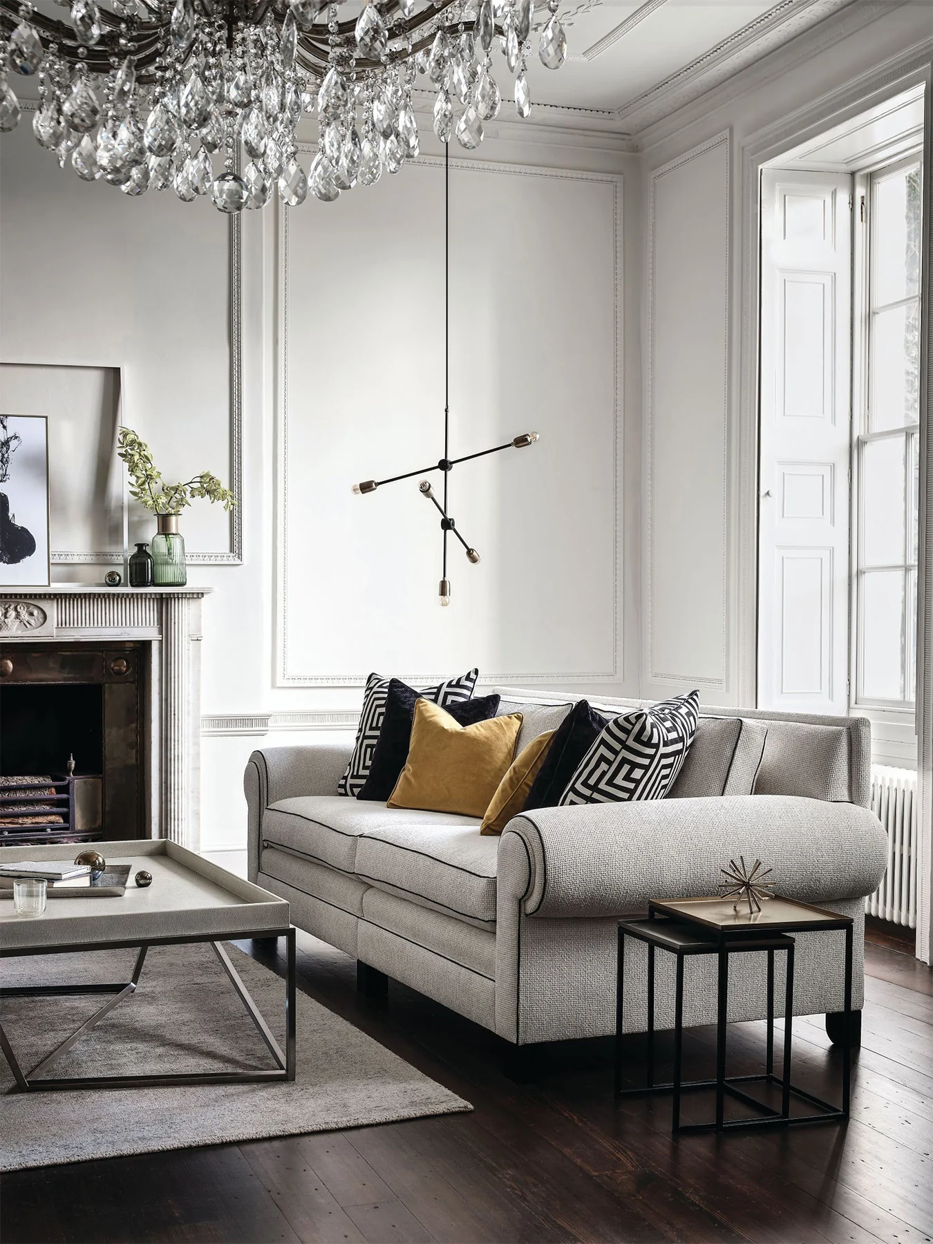 Coco Grand Split Sofa with Scatter Cushions - Image 2