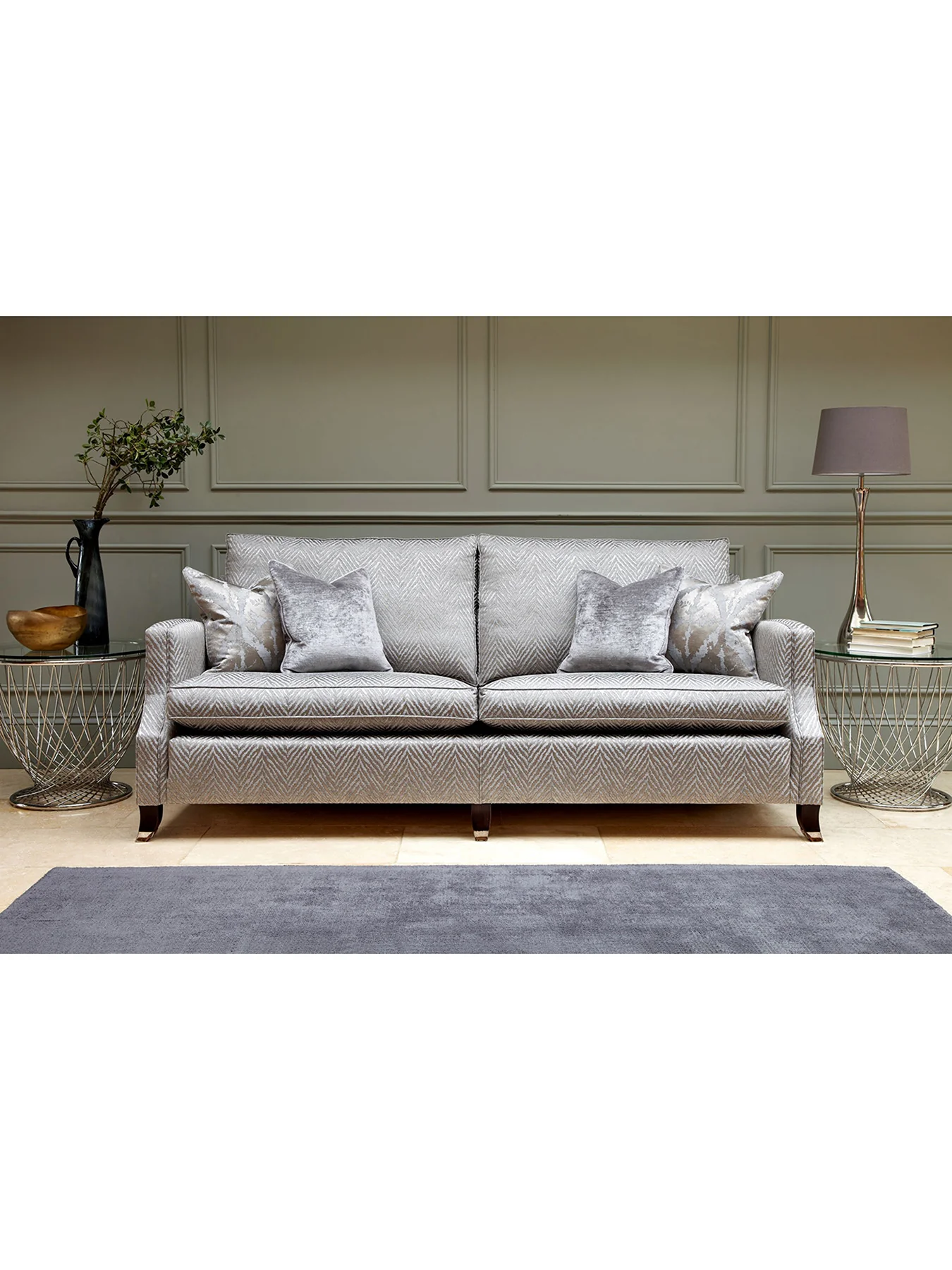 Amelia Grand Sofa with Scatter Cushions - Image 2