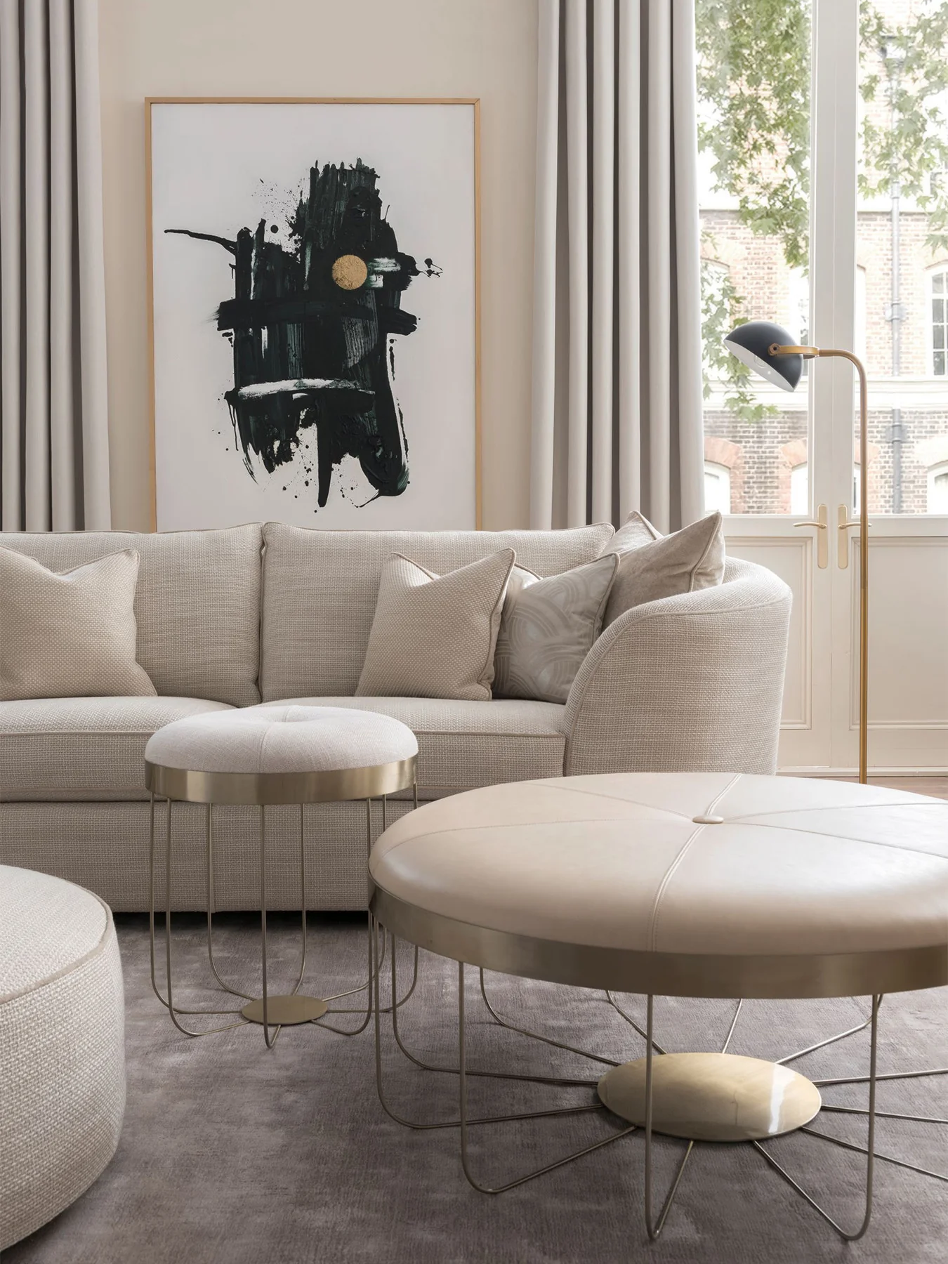 Antibes Grand Classic Back Sofa with Scatte - Image 2