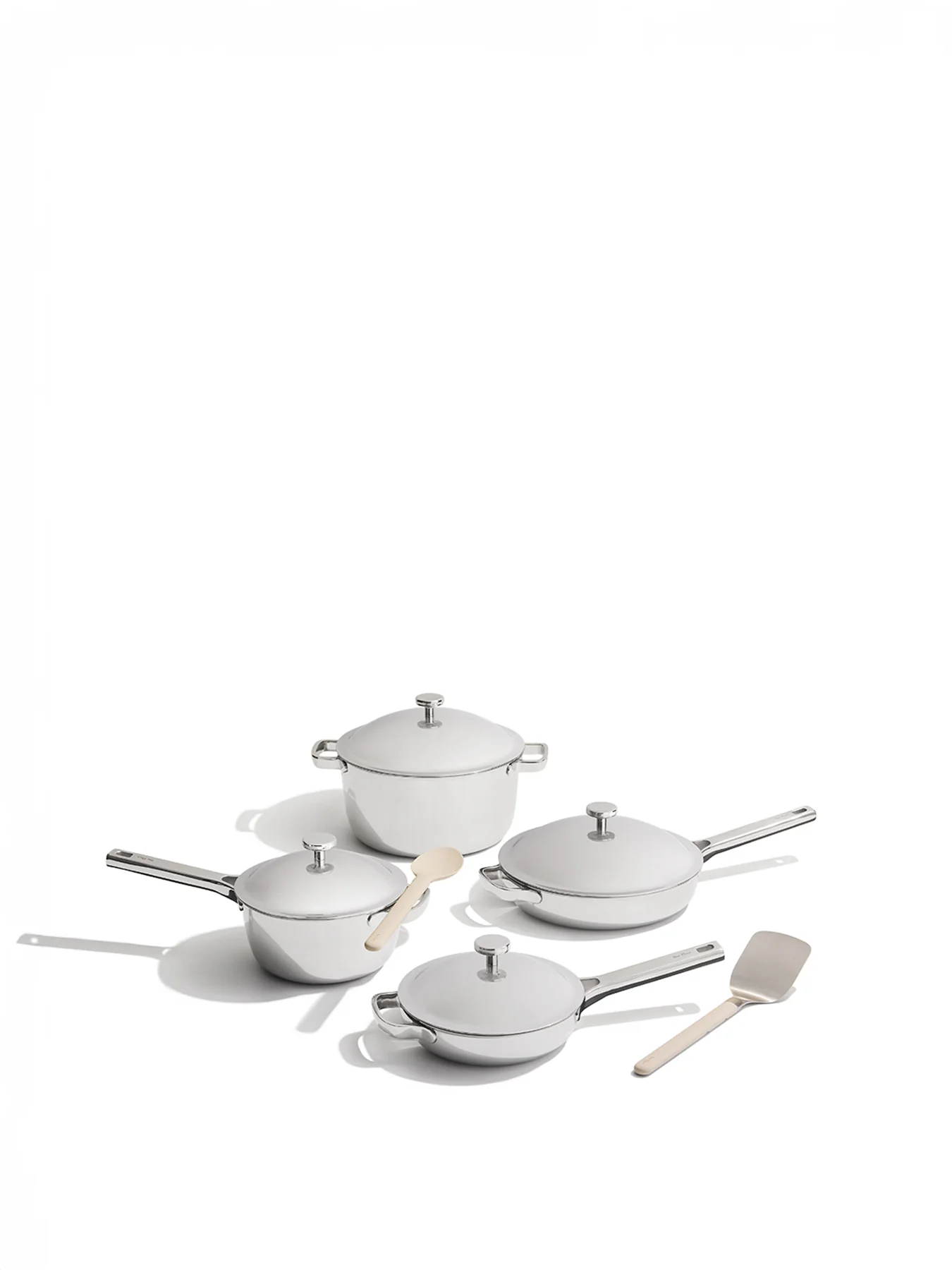 Titanium Pro Cookware Set Chrome