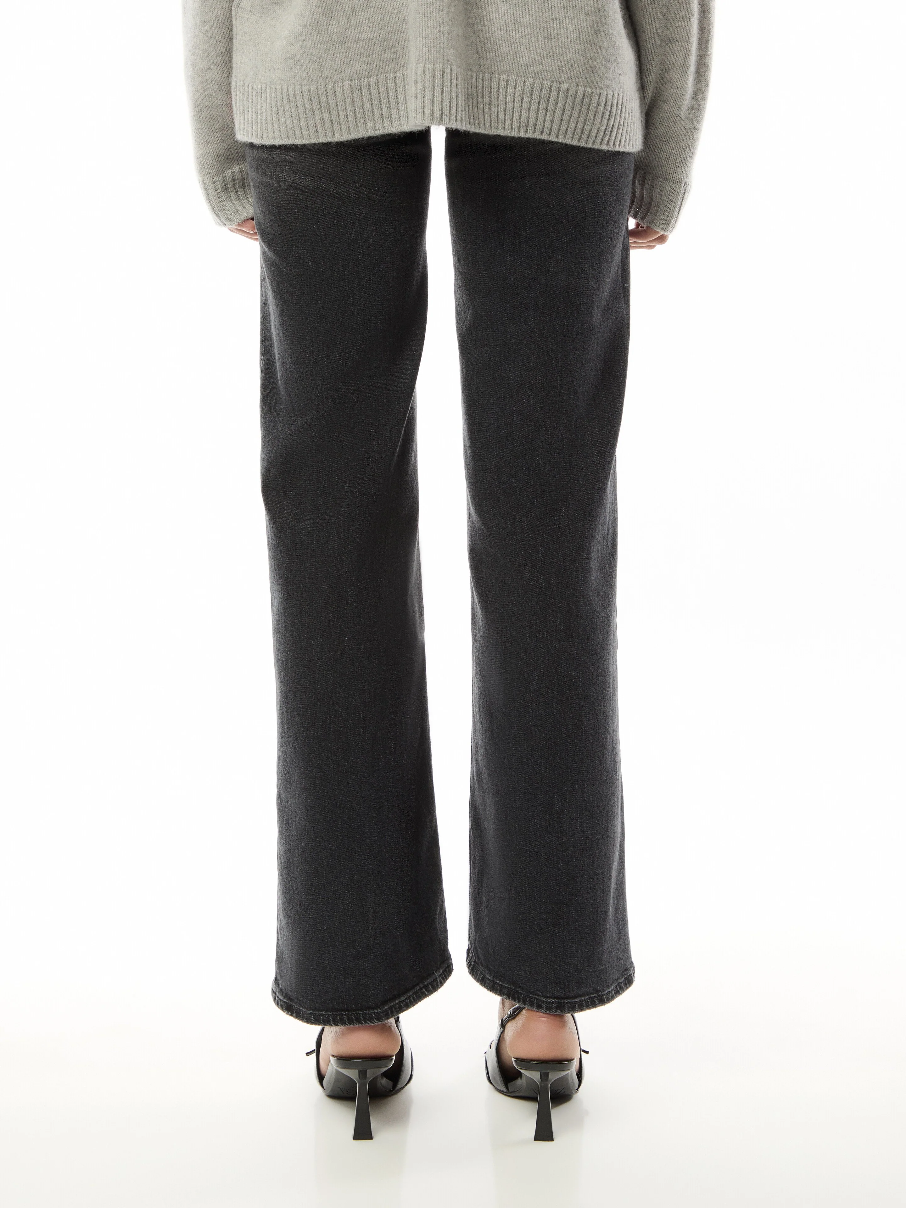 PAIGE Sasha 32" Straight Leg Jeans - Image 5
