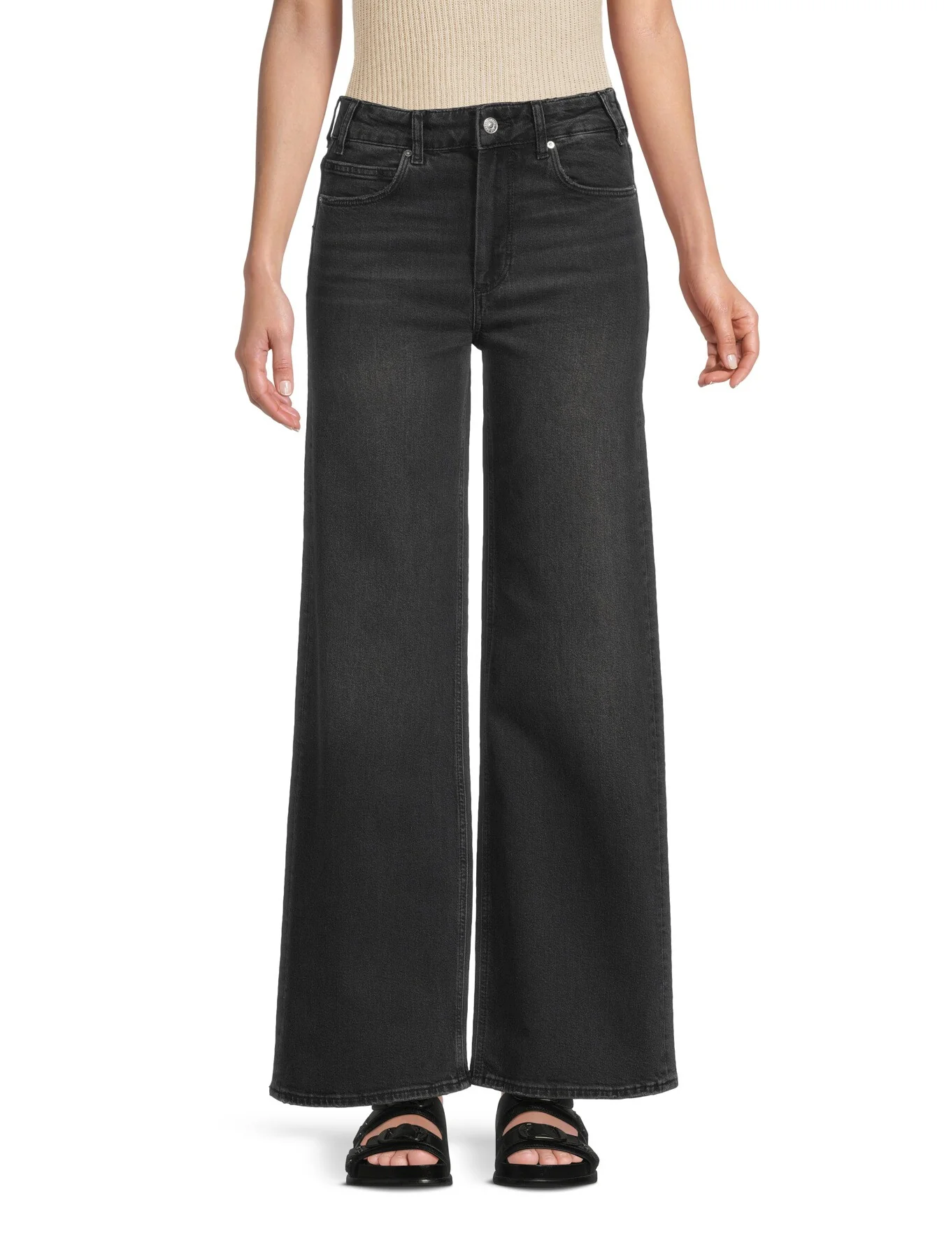 PAIGE Sasha 32" Straight Leg Jeans - Image 7